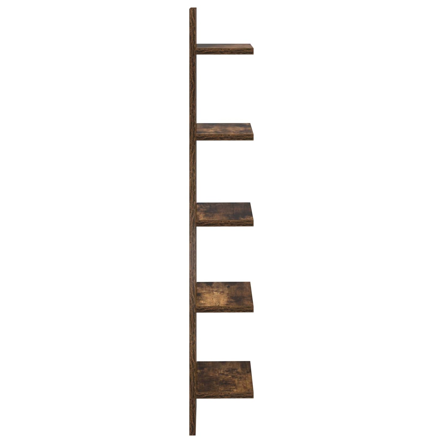 Falpolc 2 pcs Füstös Tölgy 22 x 15 x 100 cm Szerelt Fa