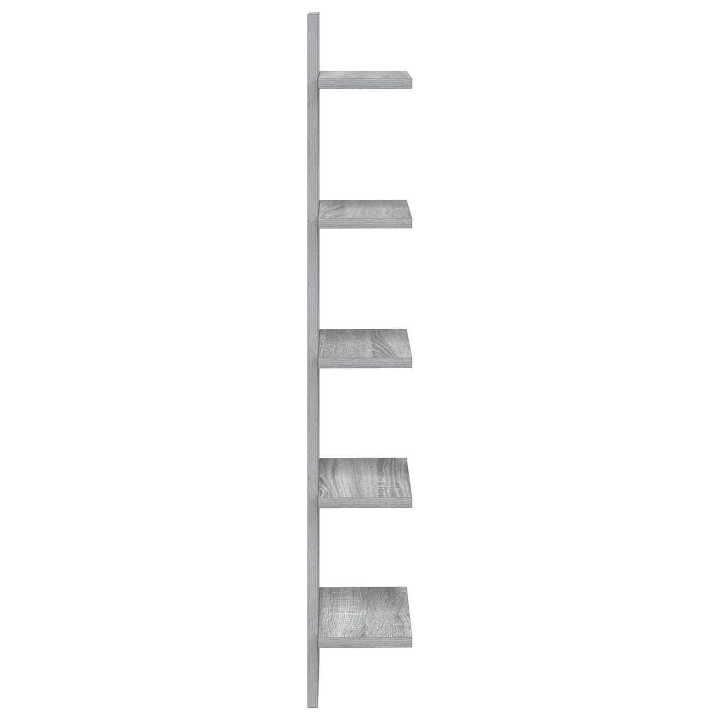 Falpolc 2 db Szürke Sonoma 22 x 15 x 100 cm Szerelt Fa