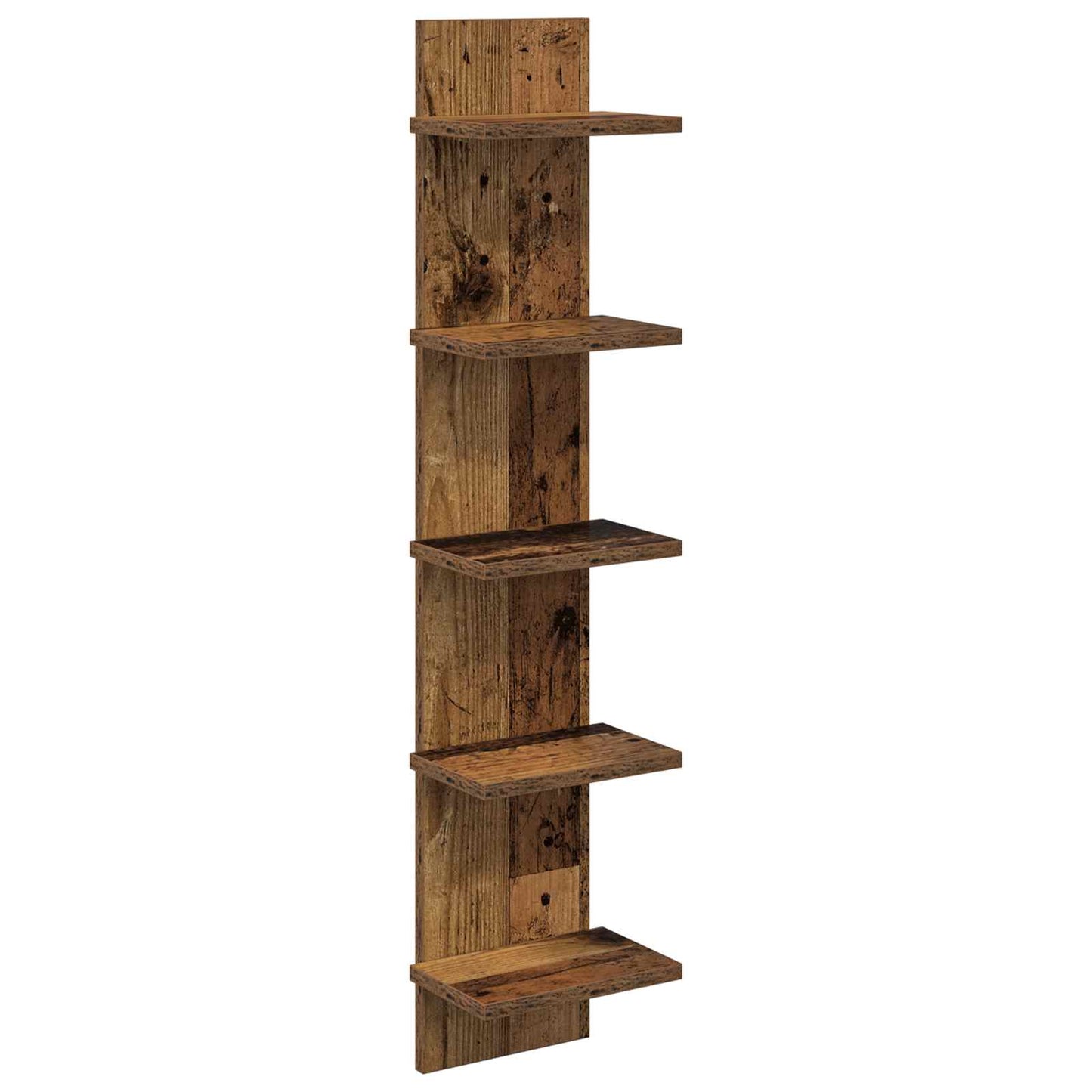Falpolc Antik Fa 22 x 15 x 100 cm Szerelt Fa