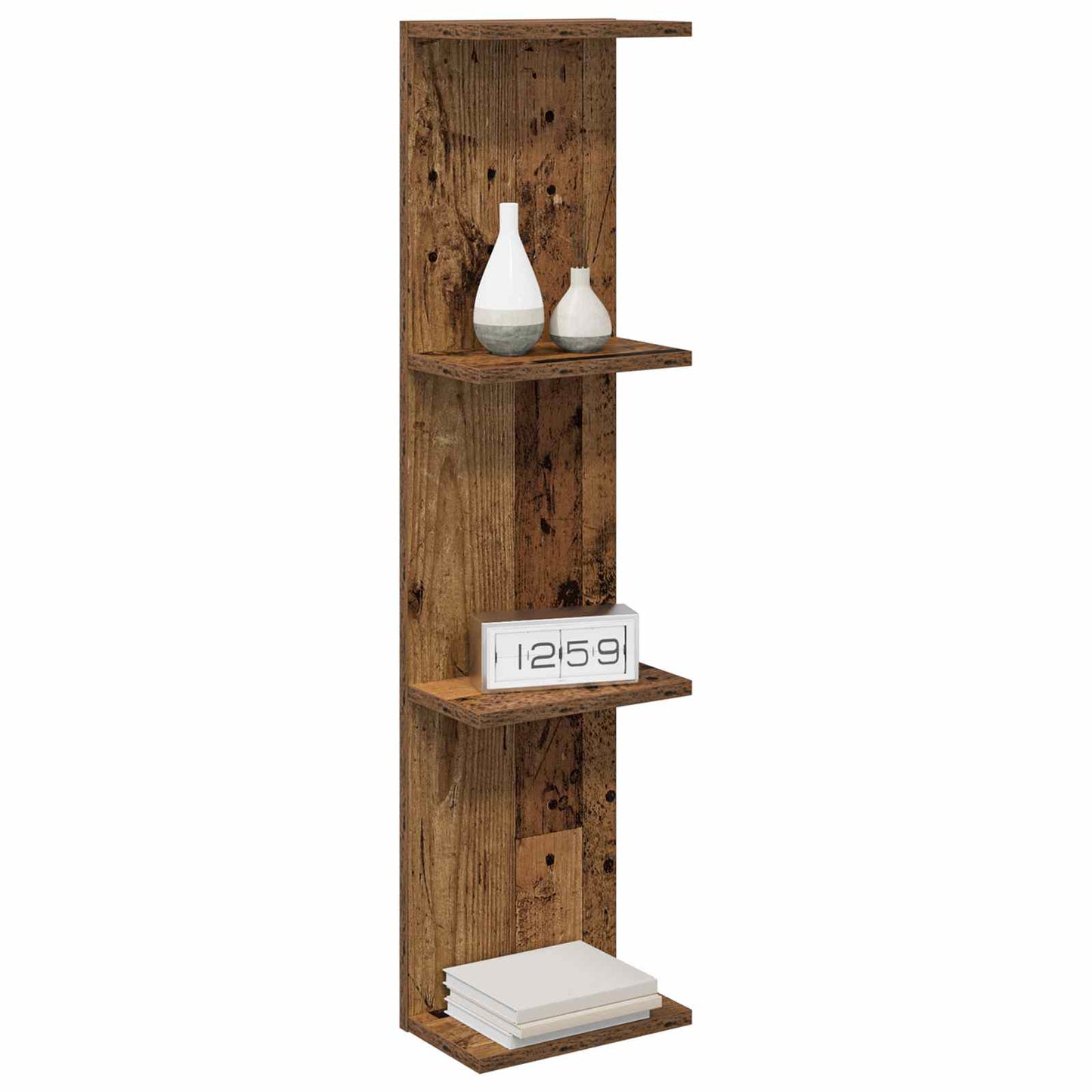 Falpolc Antik Fa 22 x 15 x 100 cm Szerelt Fa