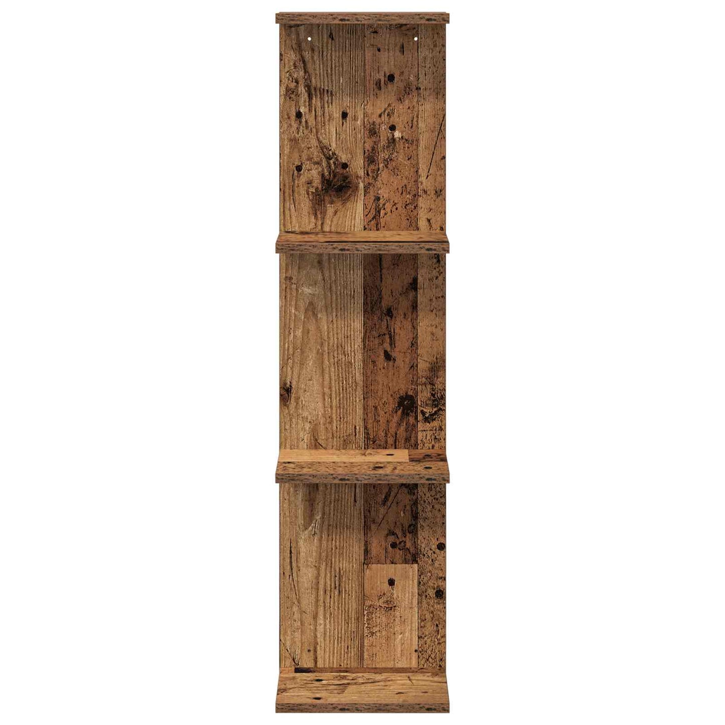 Falpolc 2 pcs Antik Fa 22 x 15 x 100 cm Szerelt Fa