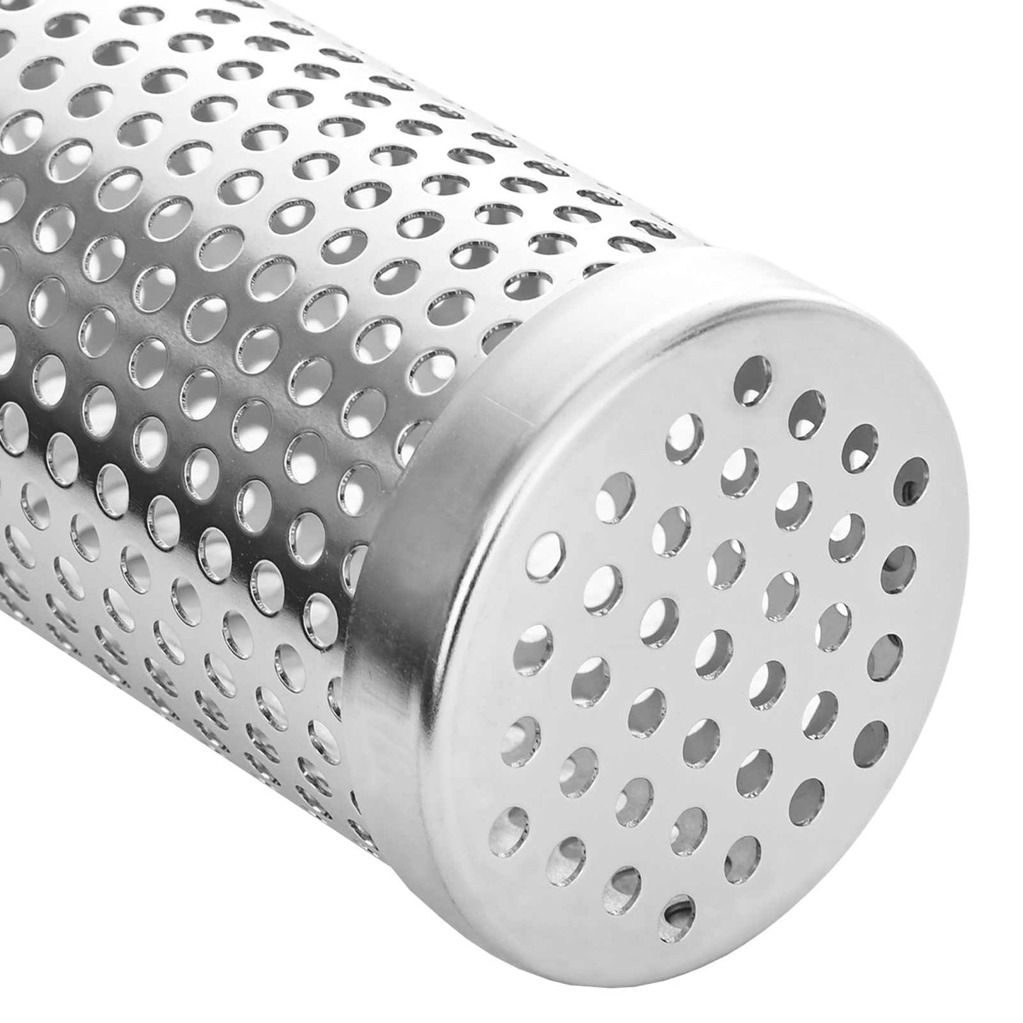 Füstölő Cső 2 db Ø 5 x 30 cm Rozsdamentes acél 304 Ezüst