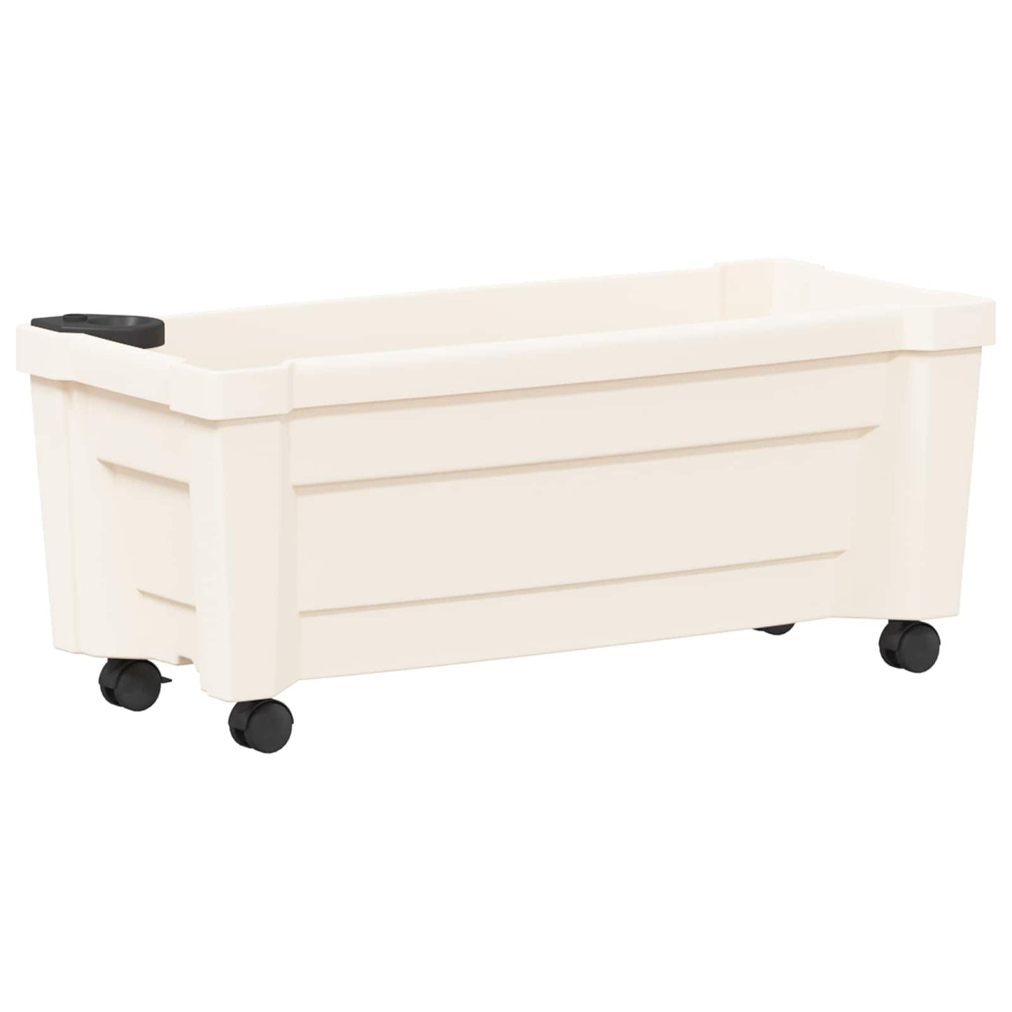 Calypso cserép kerekekkel Fehér 79 x 35 x 33 cm PP