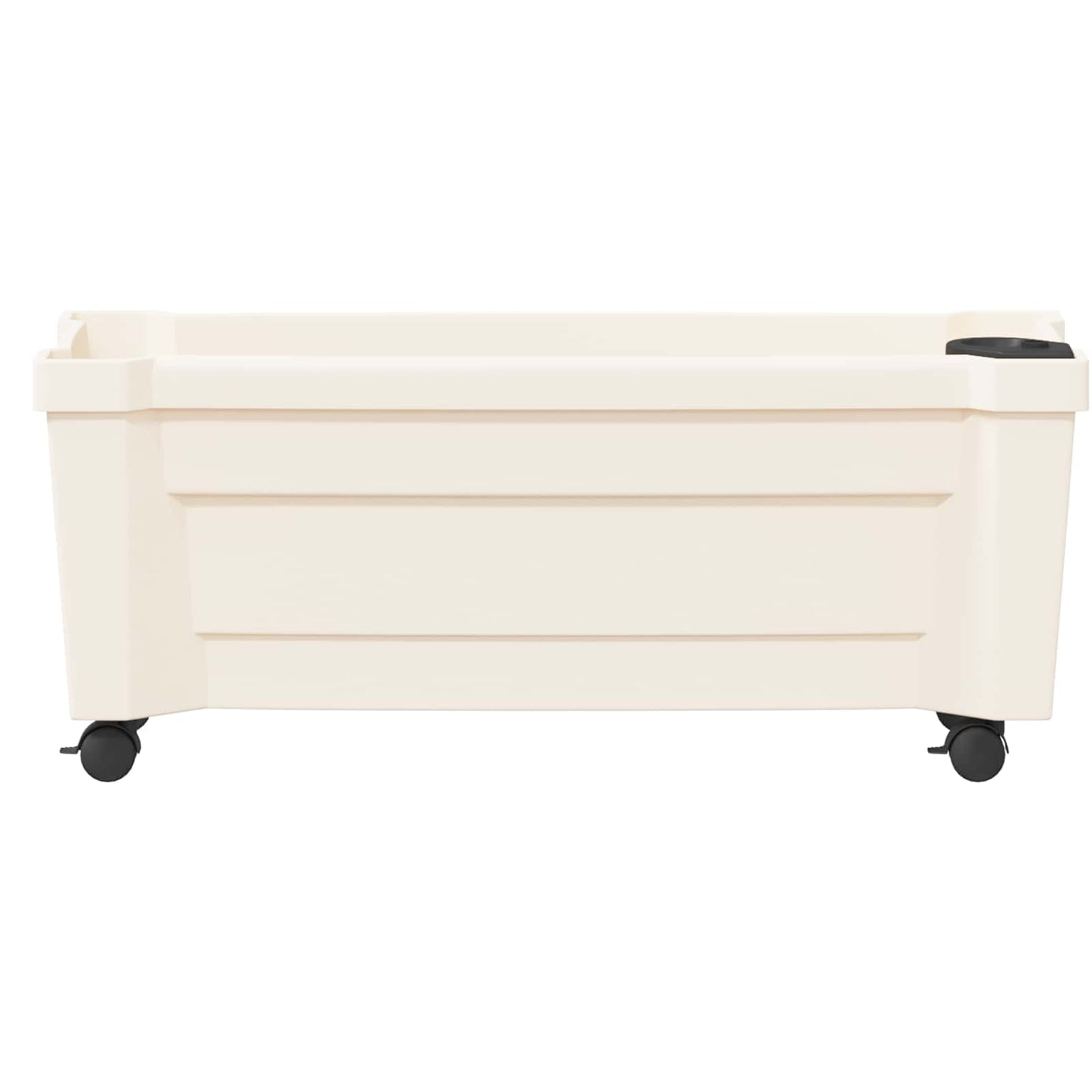 Calypso cserép kerekekkel Fehér 79 x 35 x 33 cm PP