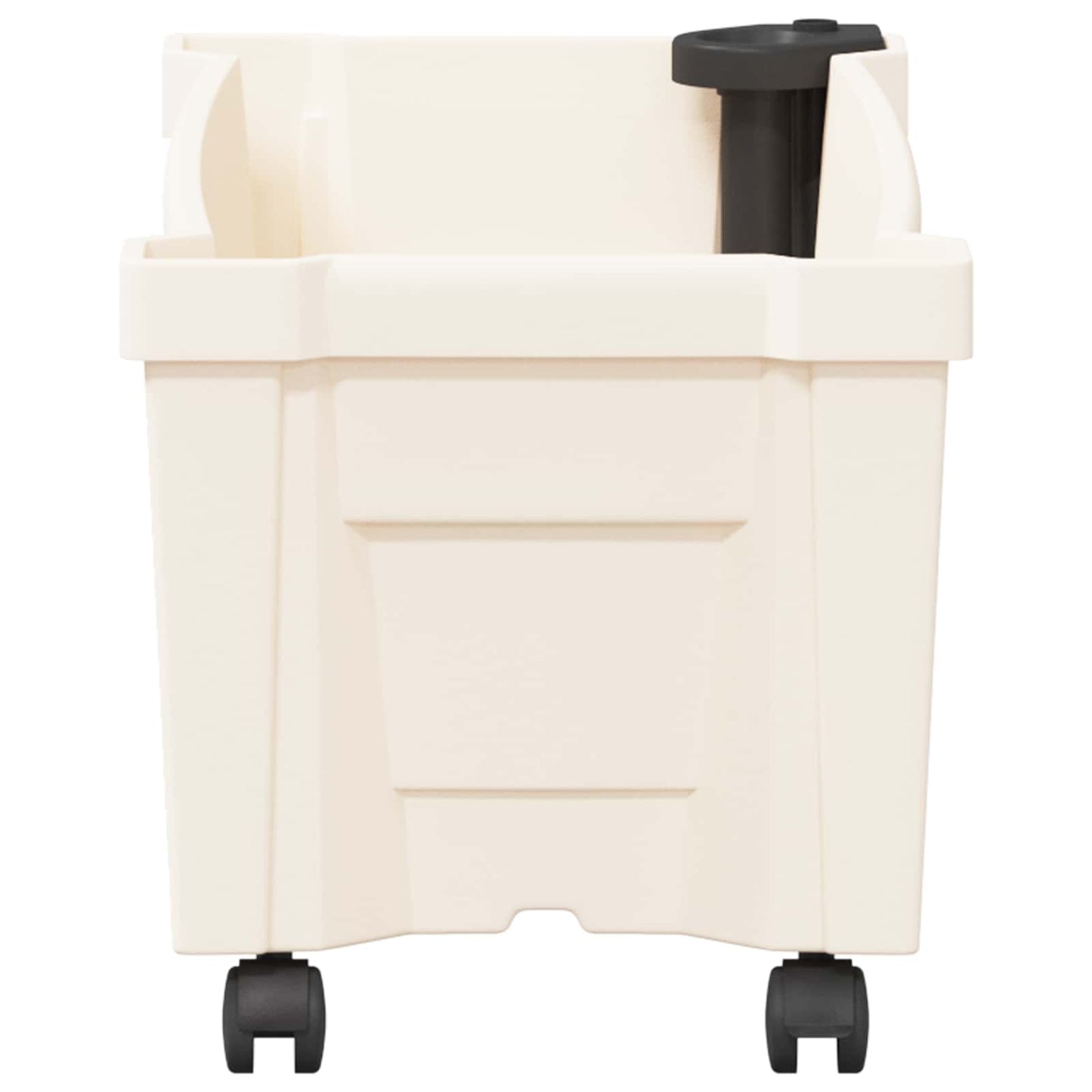 Calypso cserép kerekekkel Fehér 79 x 35 x 33 cm PP