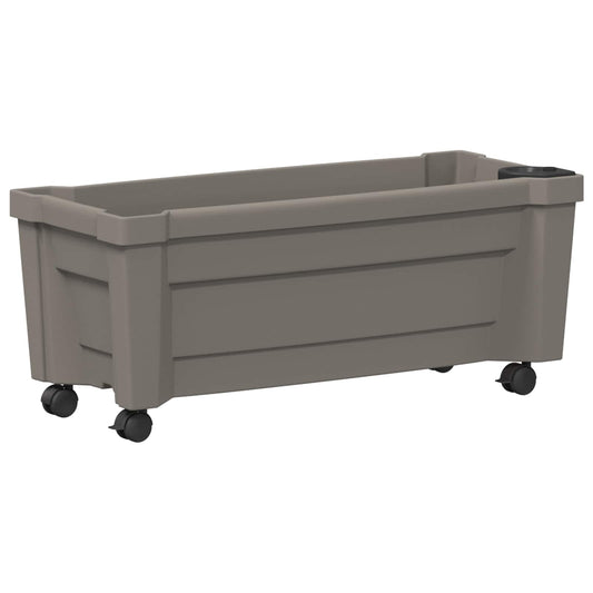 Calypso cserép kerekekkel Szürke 79 x 35 x 33 cm PP