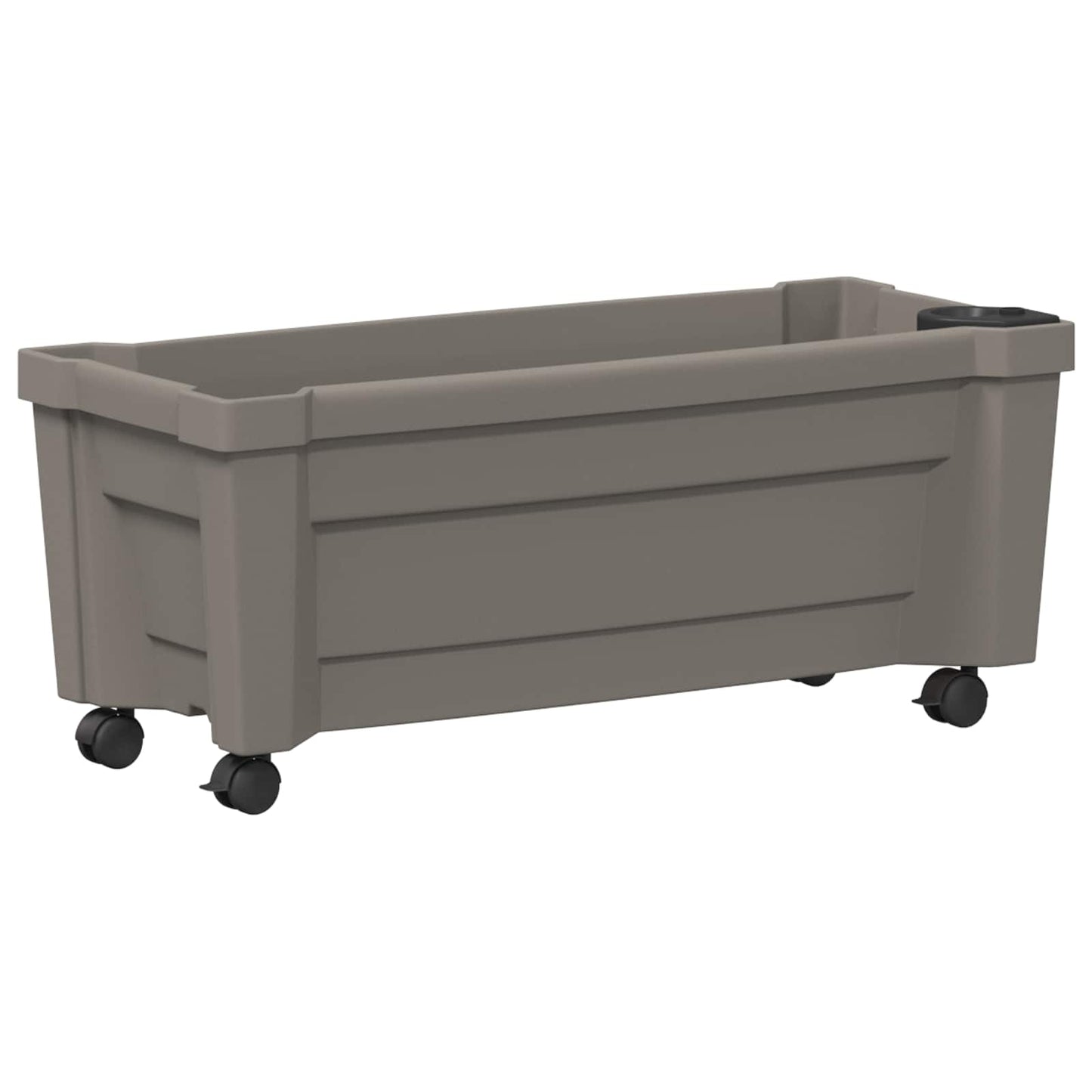 Calypso cserép kerekekkel Szürke 79 x 35 x 33 cm PP