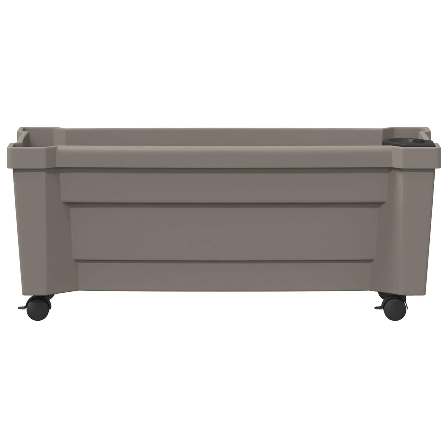 Calypso cserép kerekekkel Szürke 79 x 35 x 33 cm PP