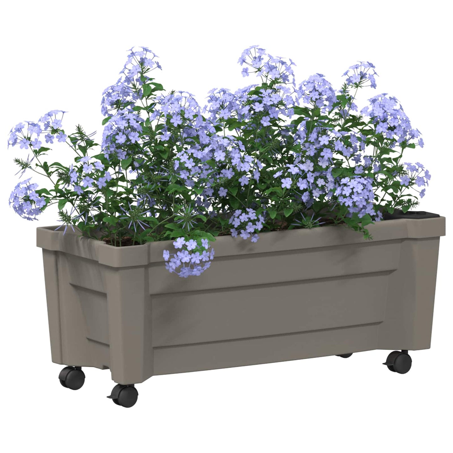 Calypso cserép kerekekkel Szürke 79 x 35 x 33 cm PP