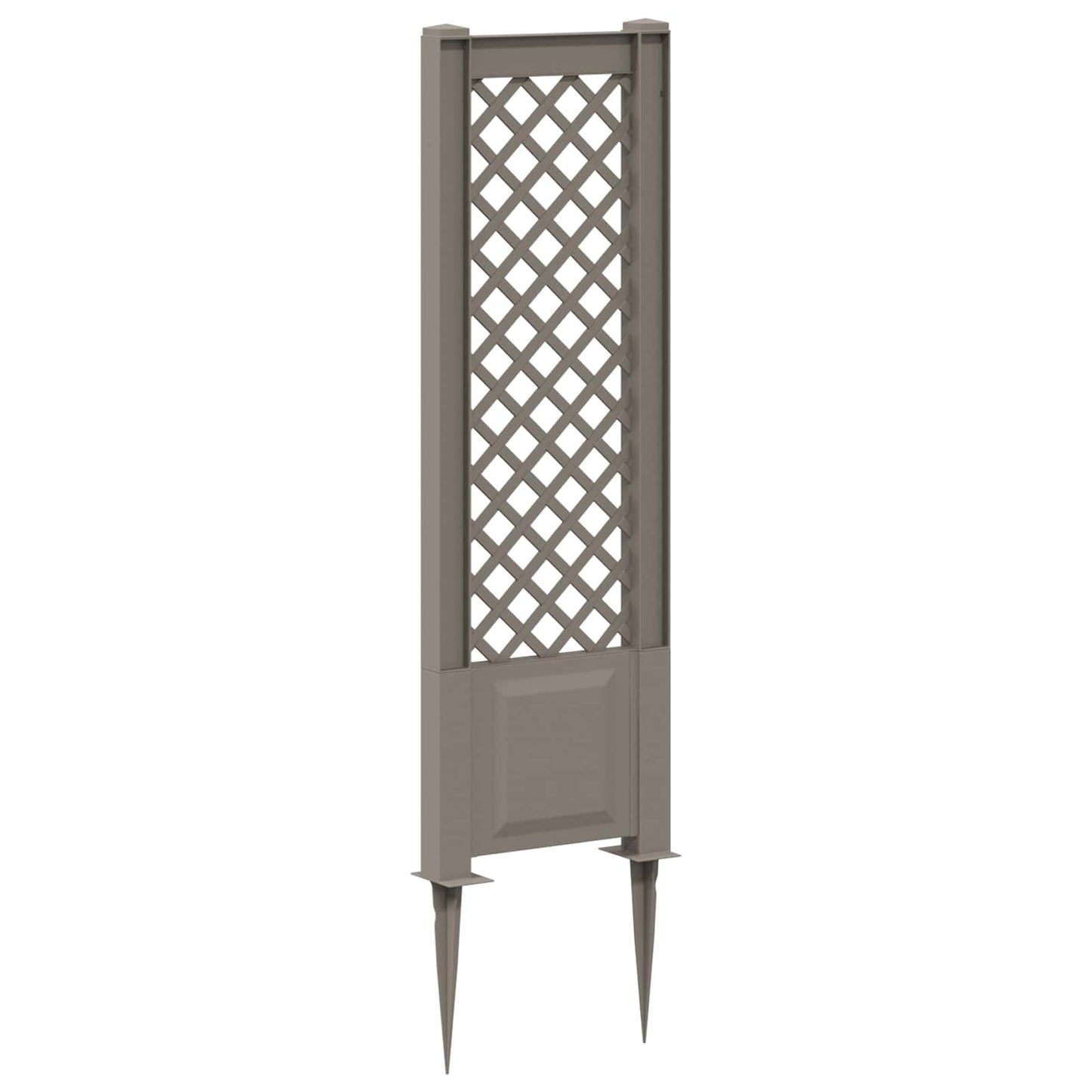 Trellis tüskével Szürke 43 x 6 x 165 cm PP