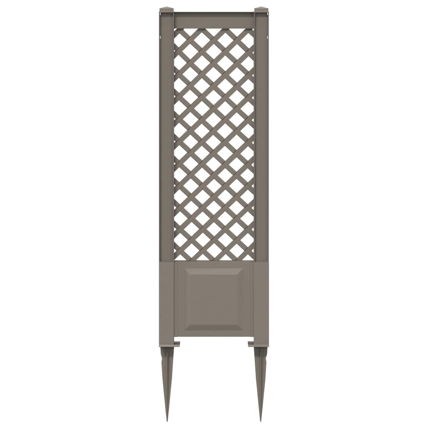 Trellis tüskével Szürke 43 x 6 x 165 cm PP