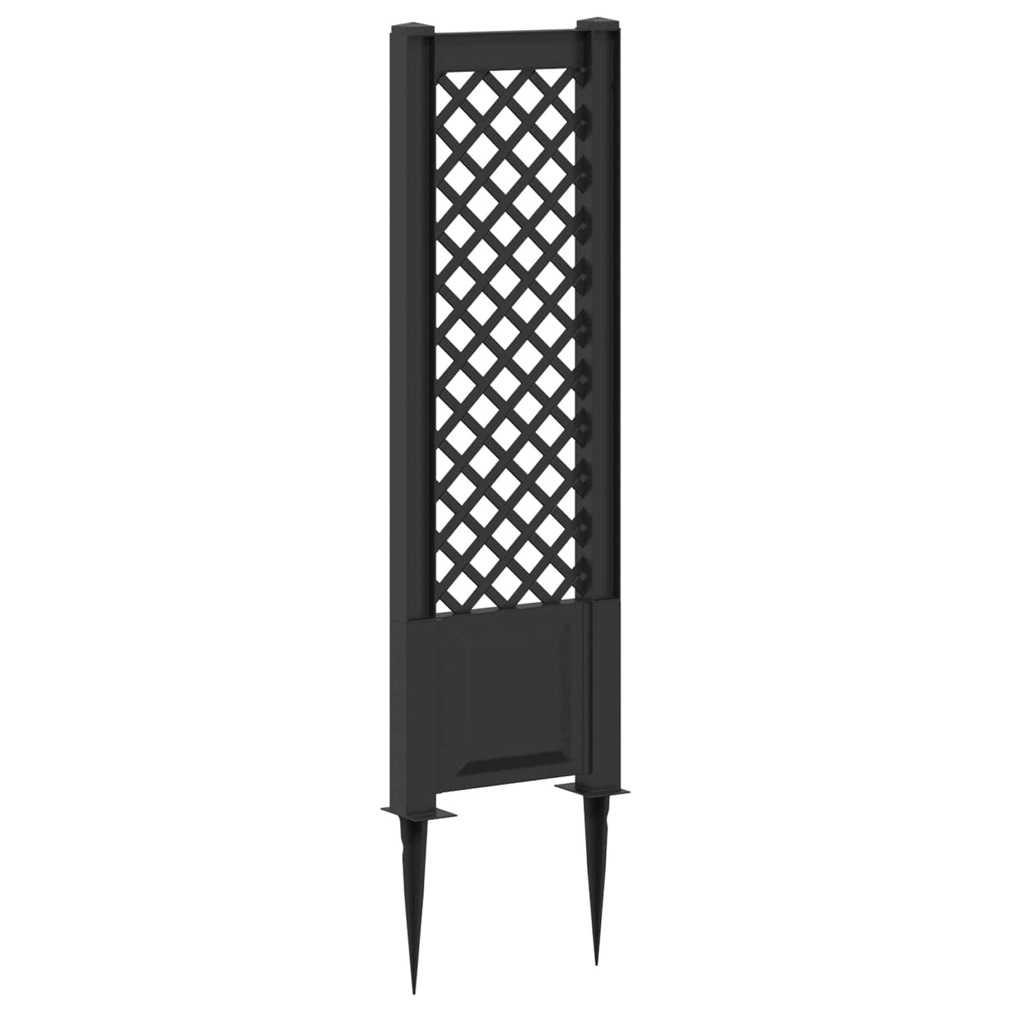 Trellis tüskével Antracitszürke 43 x 6 x 165 cm PP