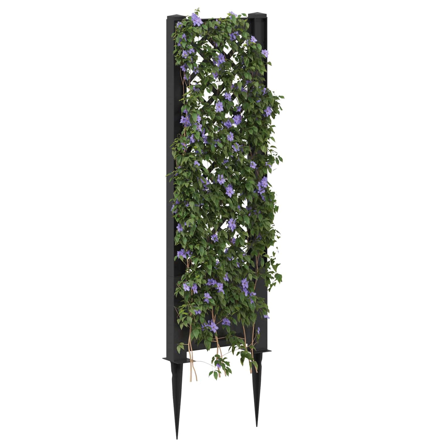 Trellis tüskével Antracitszürke 43 x 6 x 165 cm PP