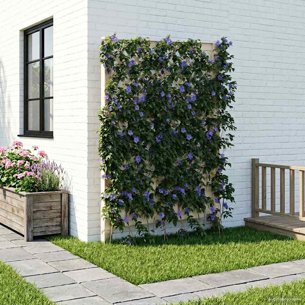 Trellis tüskével Fehér 99 x 6 x 165 cm PP
