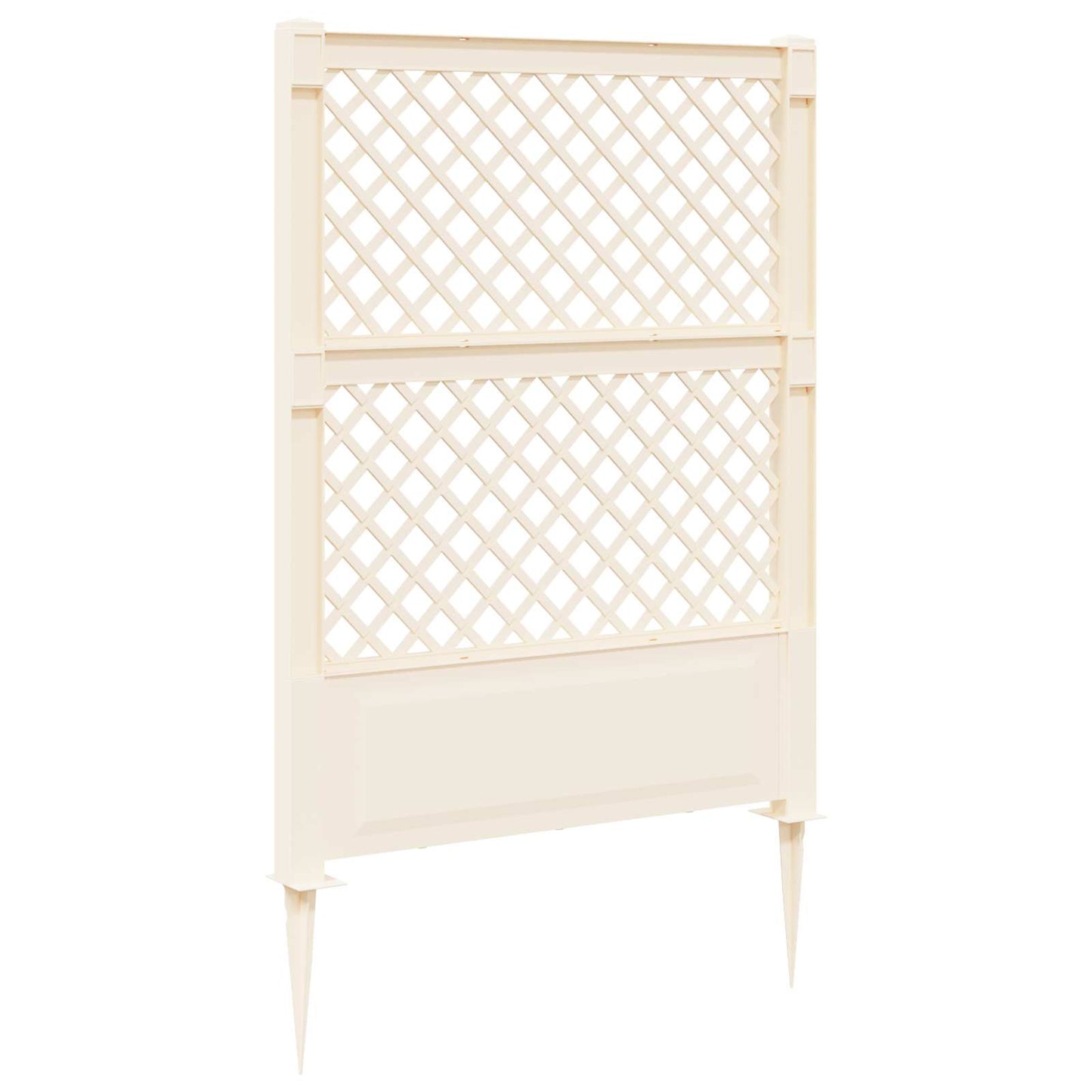 Trellis tüskével Fehér 99 x 6 x 165 cm PP