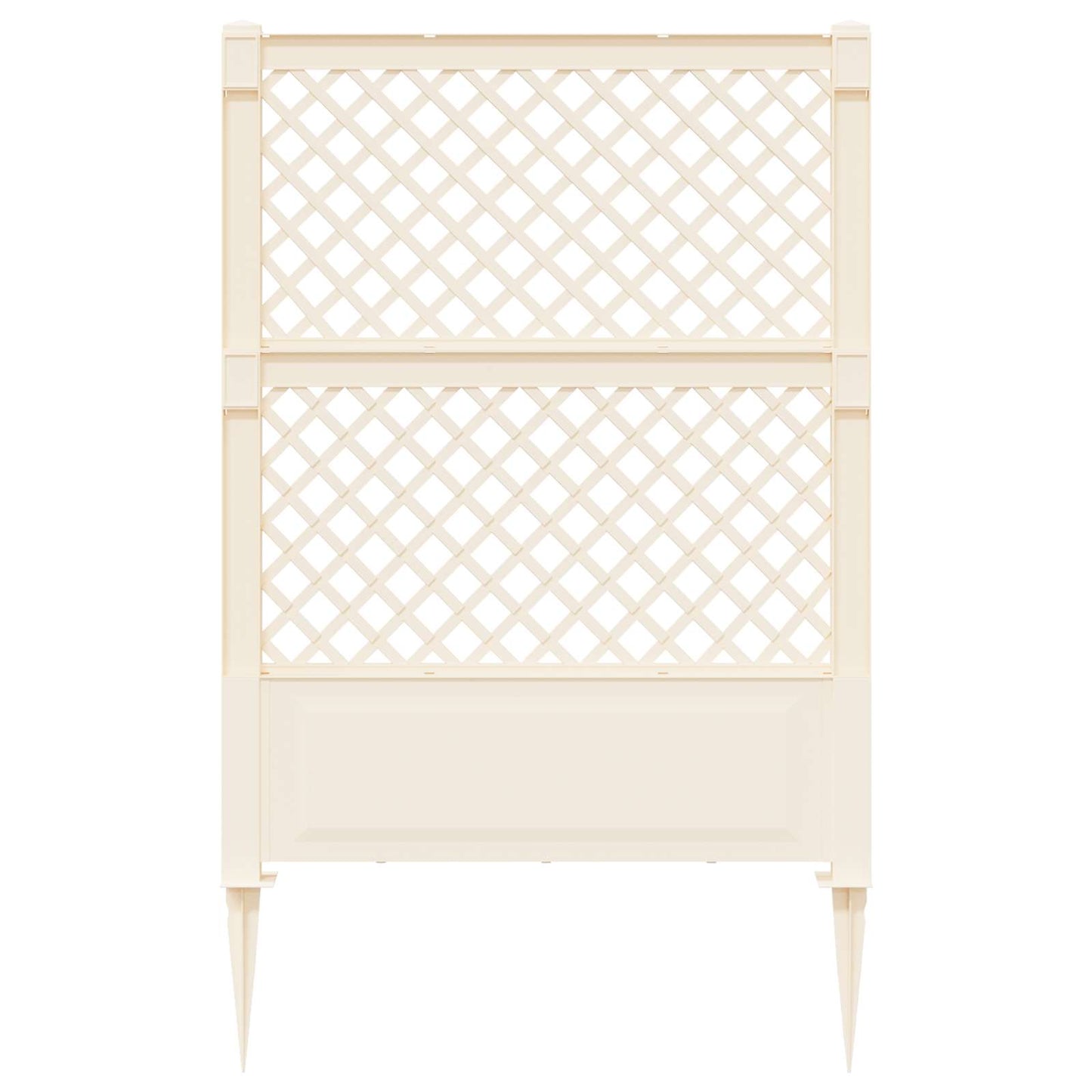 Trellis tüskével Fehér 99 x 6 x 165 cm PP