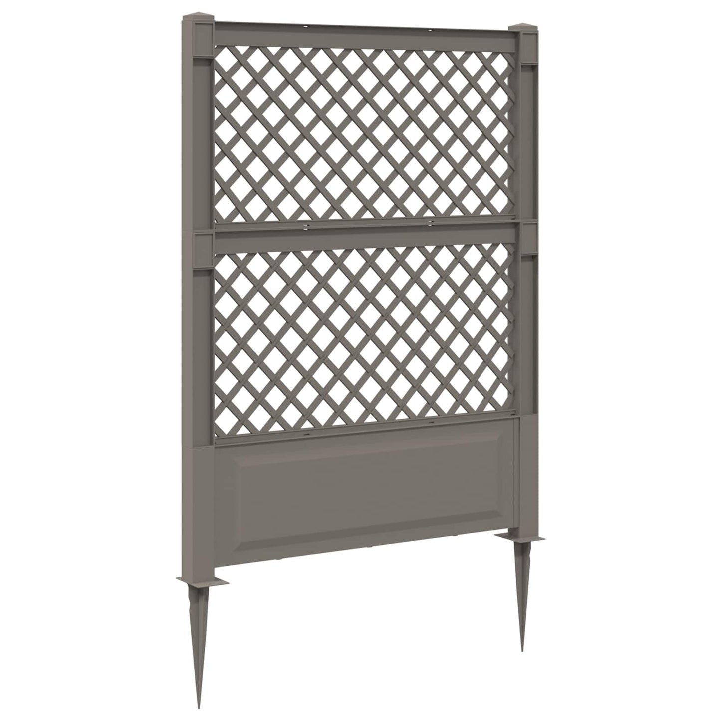Trellis tüskével Szürke 99 x 6 x 165 cm PP