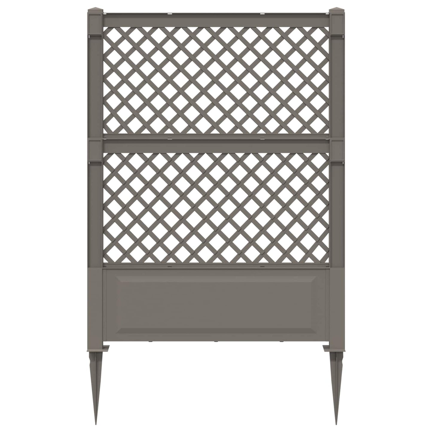 Trellis tüskével Szürke 99 x 6 x 165 cm PP