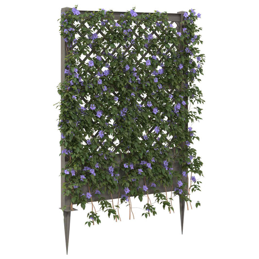 Trellis tüskével Szürke 99 x 6 x 165 cm PP