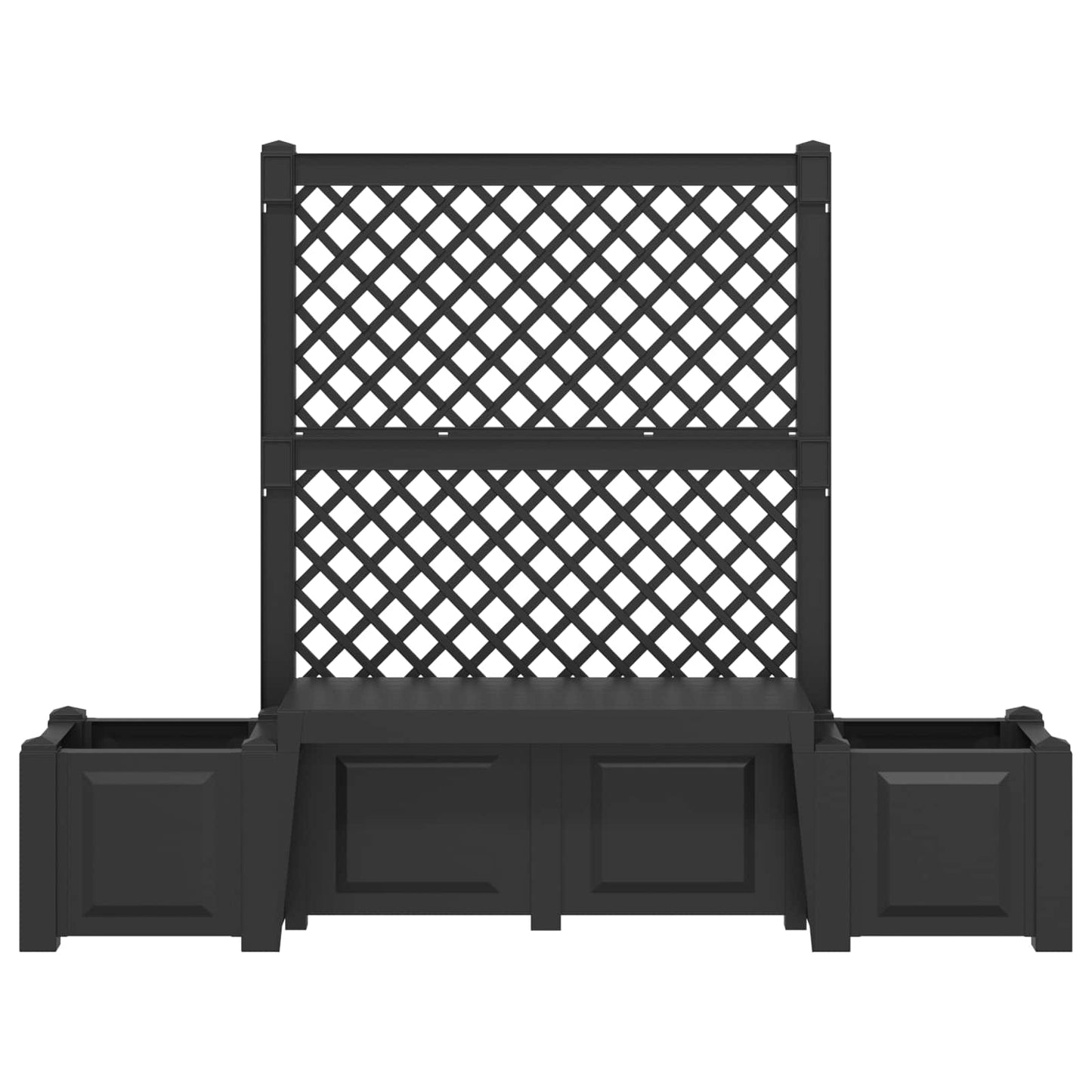 Kerti Pad Kopenhágában Antracitszürke 173 x 49 x 135,5 cm PP