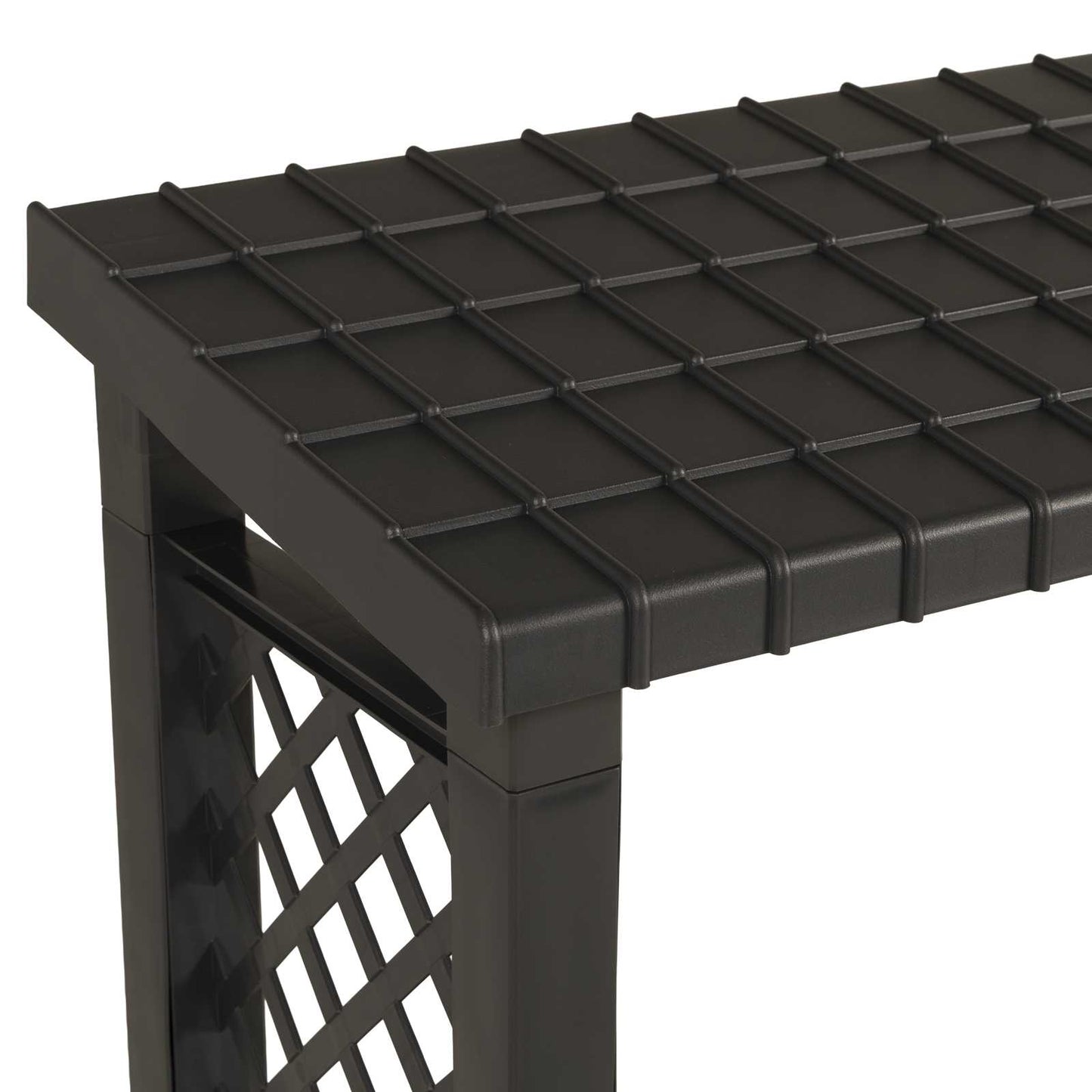 Tűzifaállvány 114 x 46 x 101 cm PP Antracitszürke