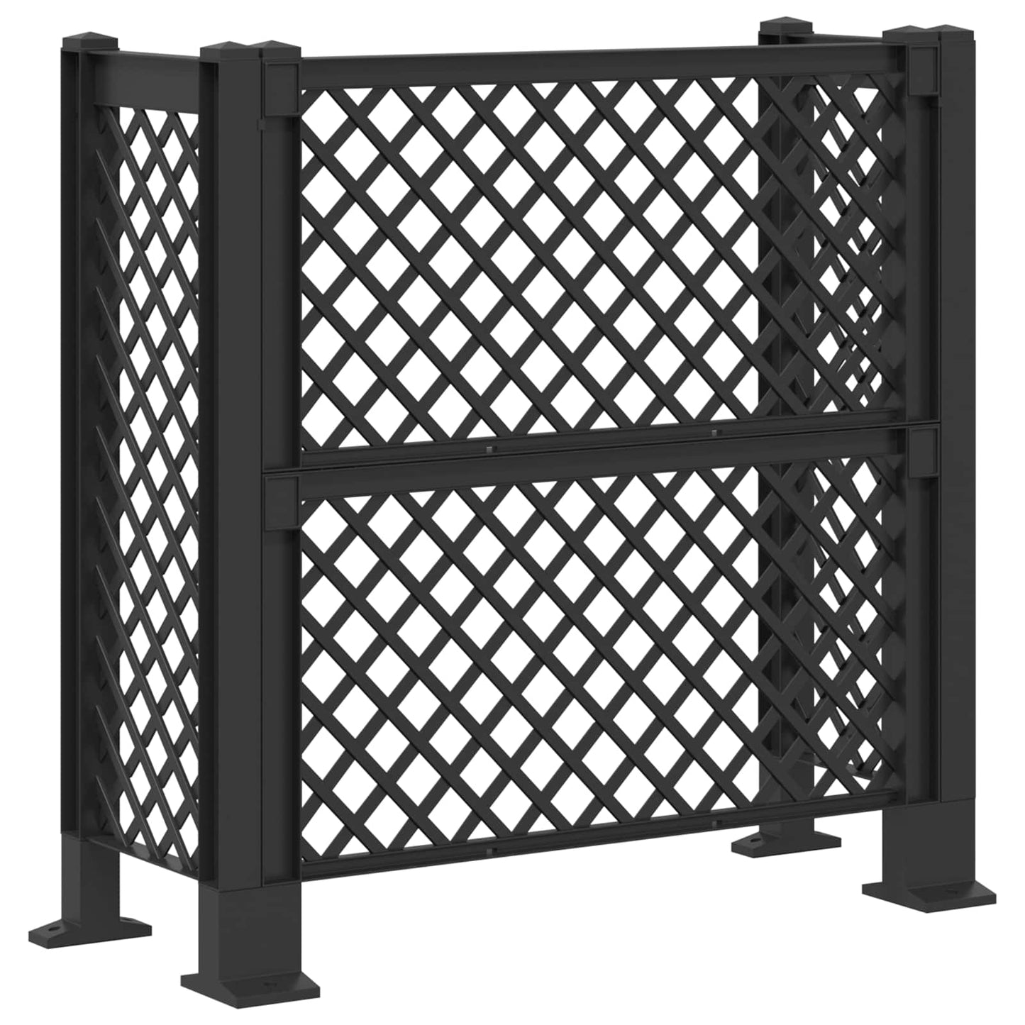Kukás Rács Antracitszürke 123 x 47 x 114 cm PP