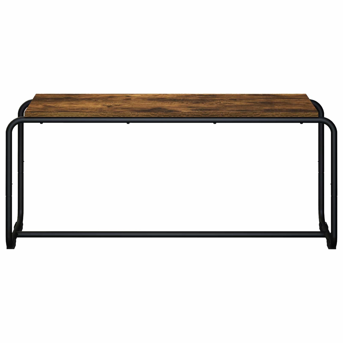 TV állvány 98 x 35,5 x 42 cm Füstös Tölgy Szerelt Fa