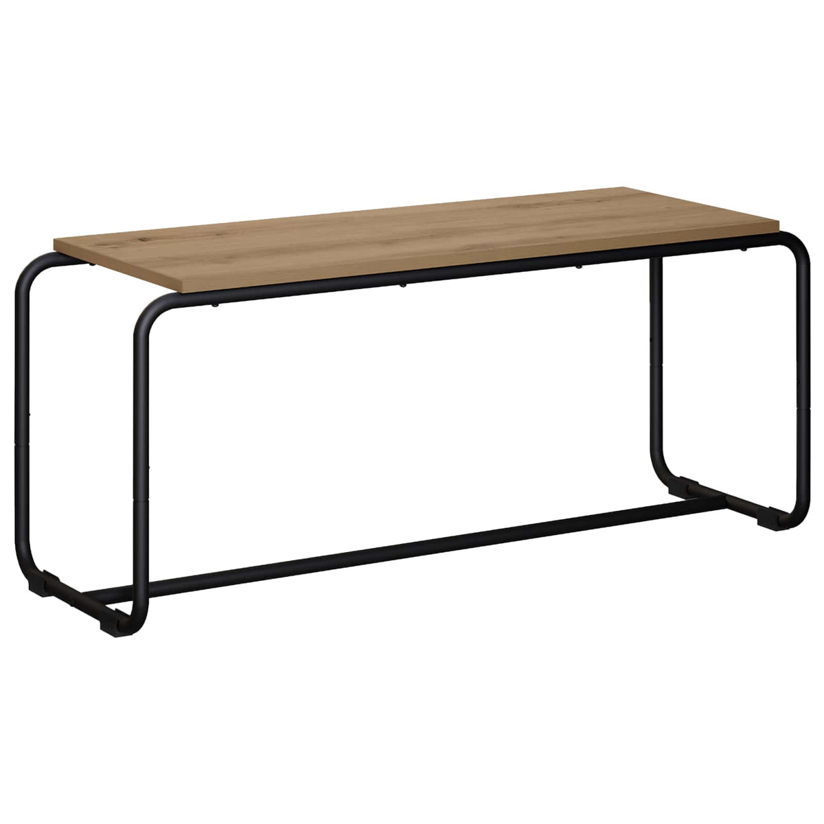 TV állvány 98 x 35,5 x 42 cm Kézműves Tölgy Szerelt Fa