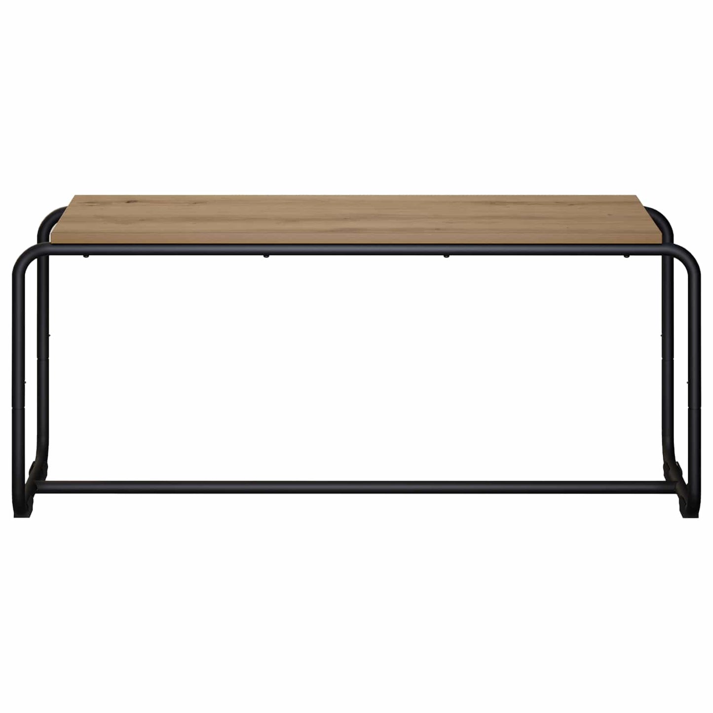 TV állvány 98 x 35,5 x 42 cm Kézműves Tölgy Szerelt Fa