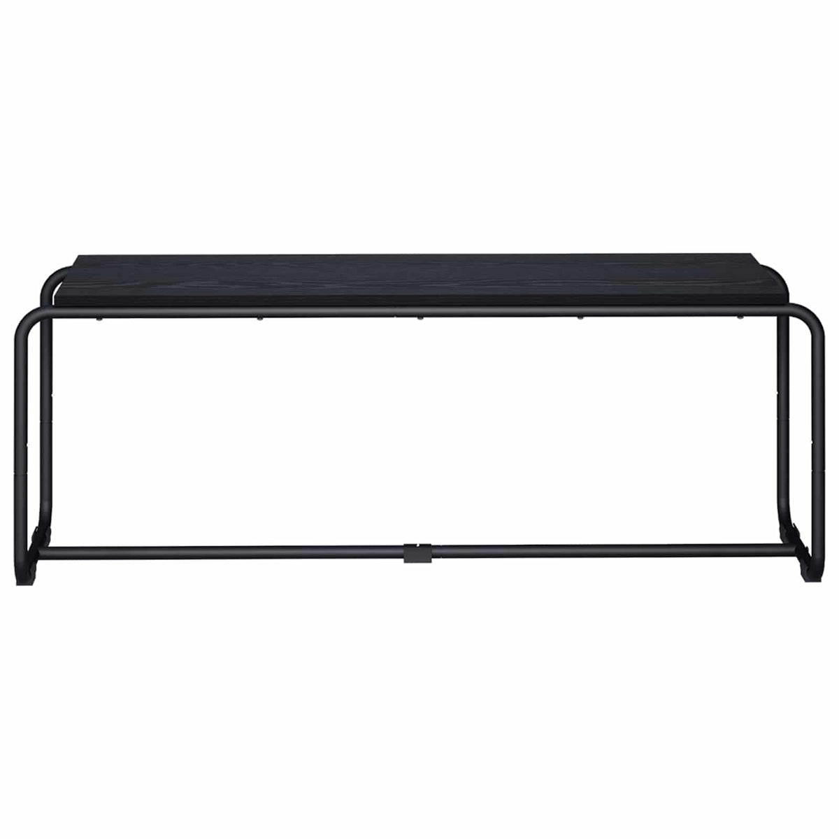 TV állvány 113.5 x 35.5 x 42 cm Fekete Tölgy Szerelt Fa