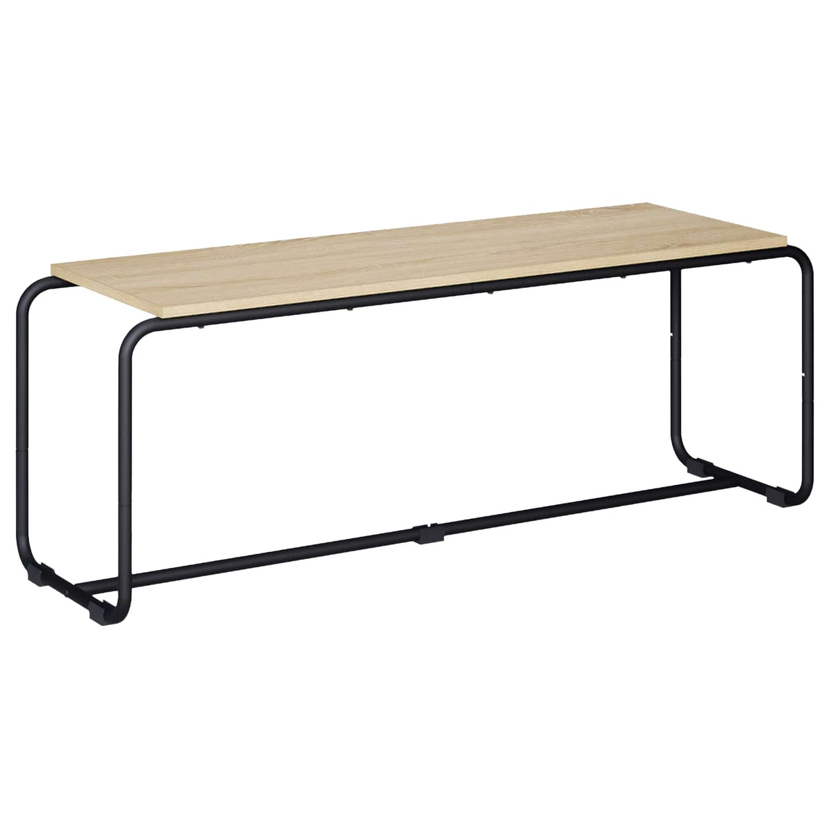 TV állvány 113.5 x 35.5 x 42 cm Sonoma Tölgy Szerelt Fa