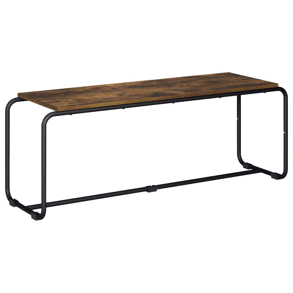 TV állvány 113.5 x 35.5 x 42 cm Füstös Tölgy Szerelt Fa