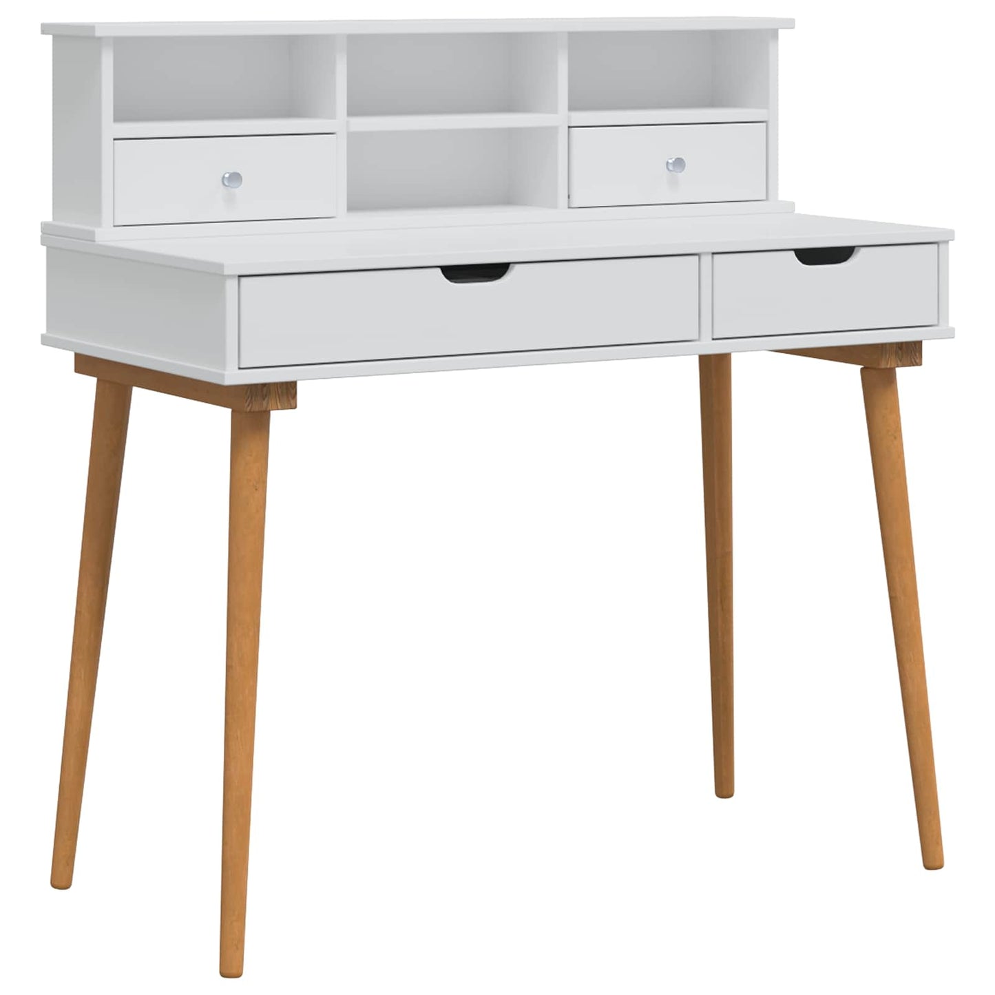 Sminkasztal Készlet FAUSKE 2 pcs Fehér 100 x 50 x 103,5 cm