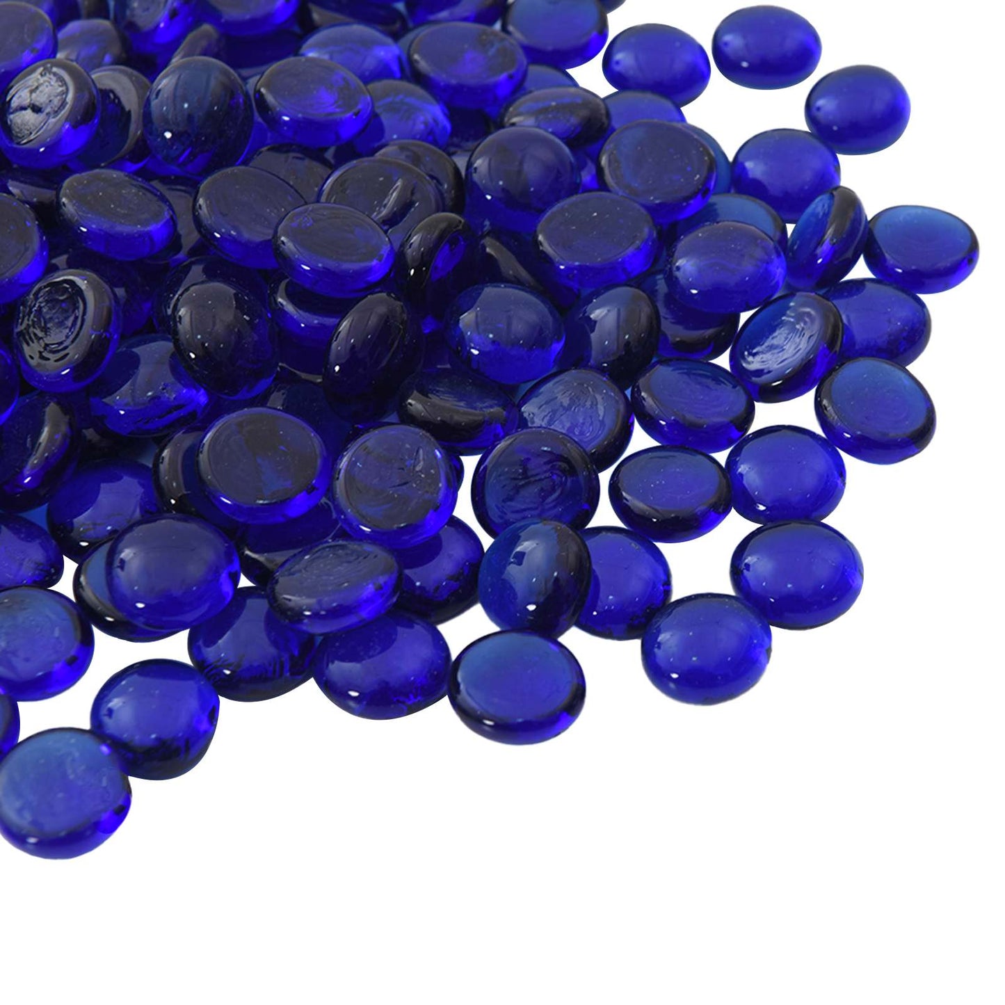 Üveg nugget 17-19 mm Kobalt kék Üveg