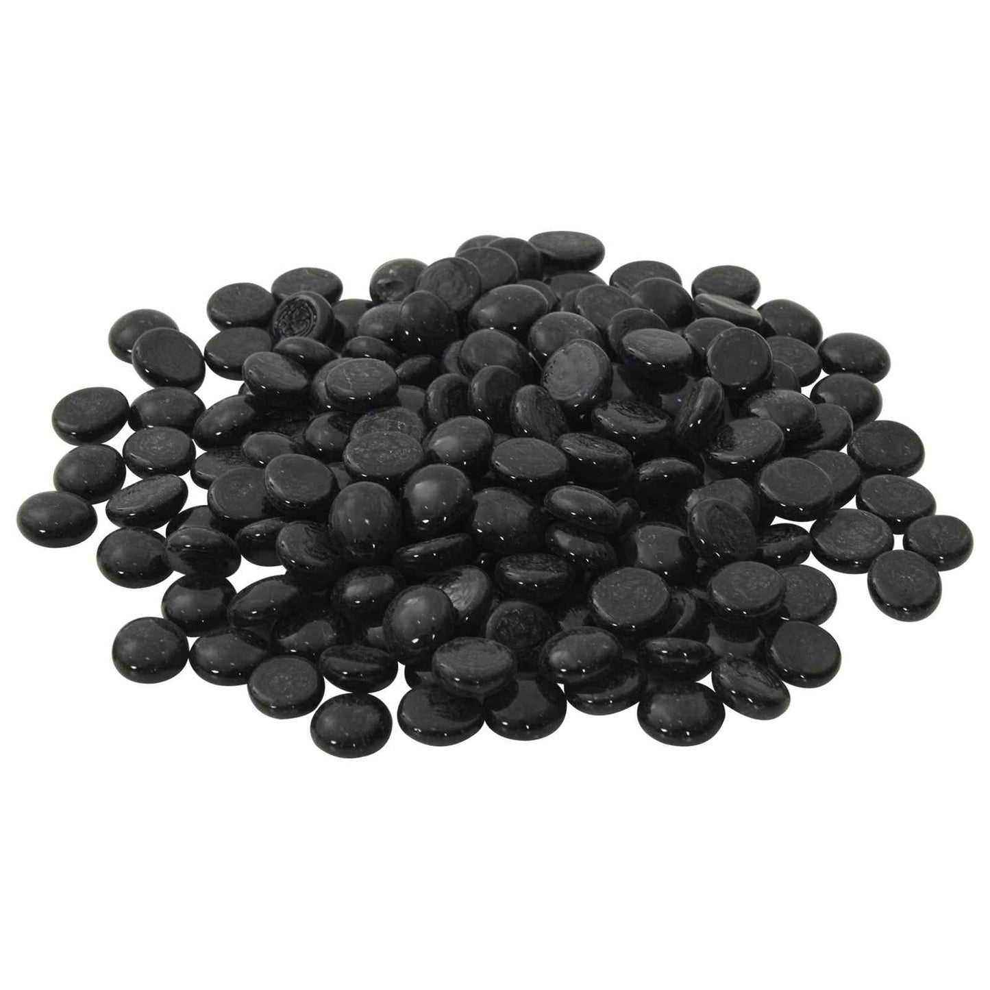 Üveg nugget 17-19 mm Fekete Üveg