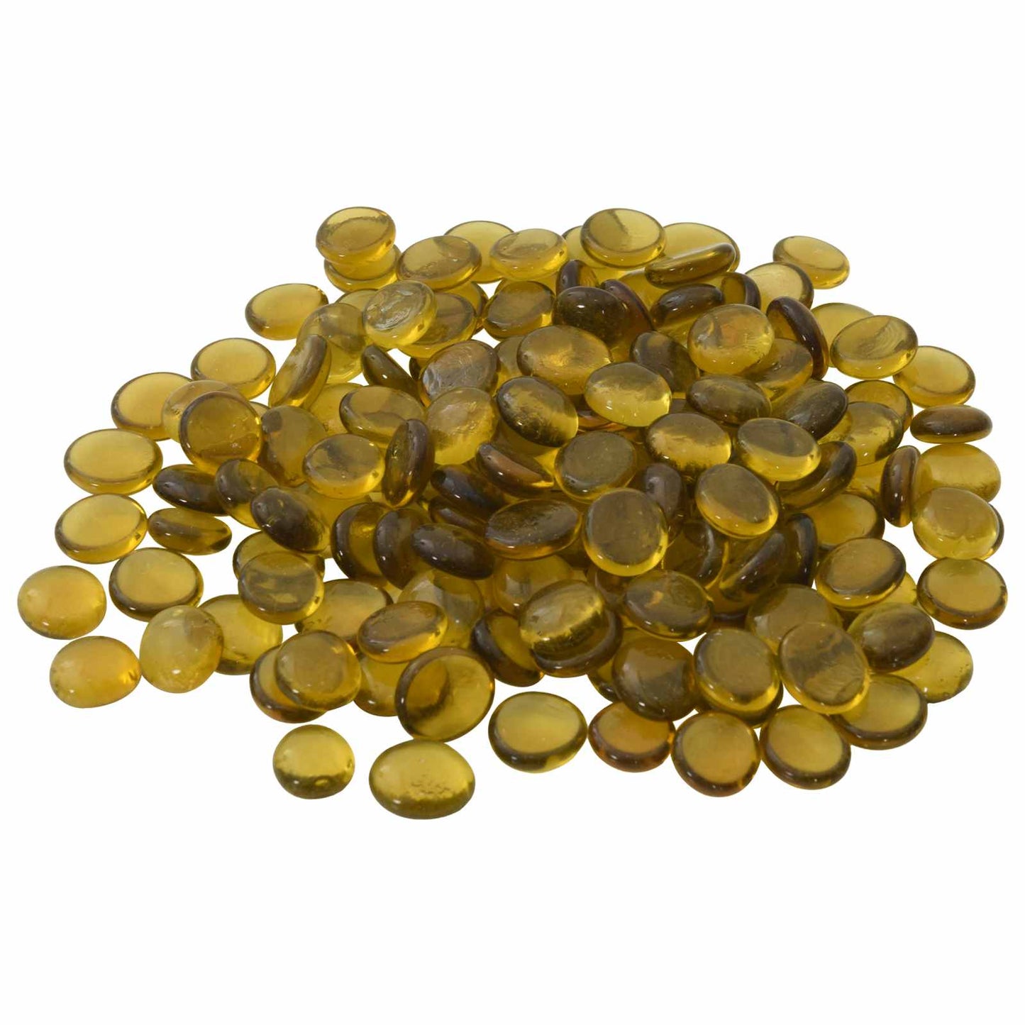 Üveg nugget 17-19 mm Sárga Üveg