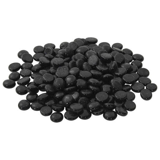 Üveg nugget 17-19 mm Fekete Üveg