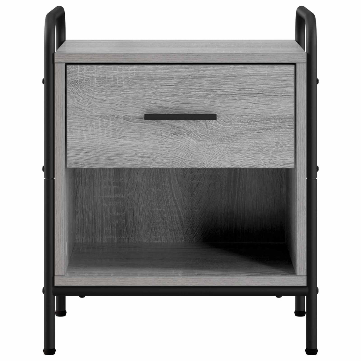 Éjjeliszekrény 2 db Szürke Sonoma 40 x 30 x 50 cm Szerelt Fa