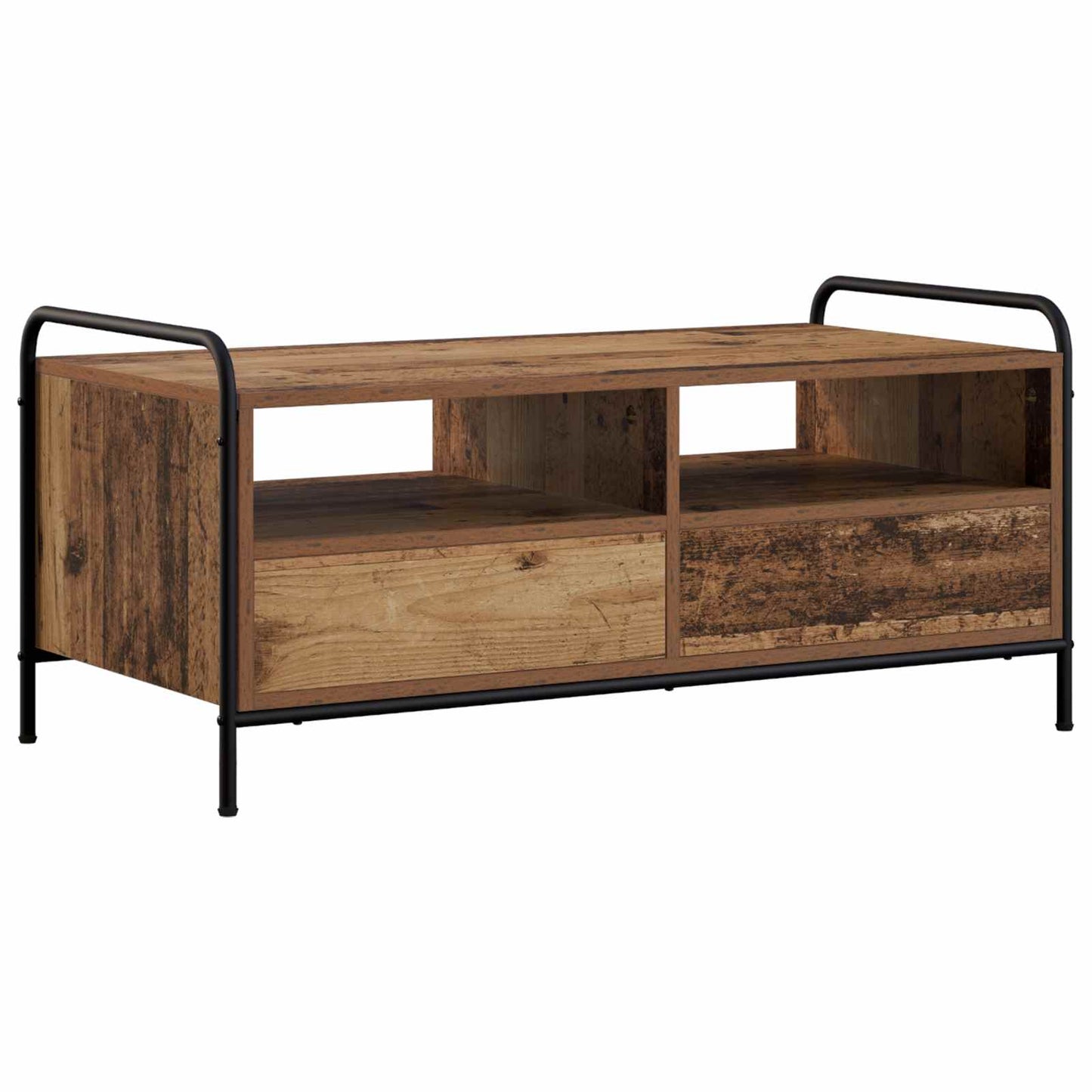 Dohányzóasztal Antik Fa 99,5 x 49 x 46 cm Szerelt Fa