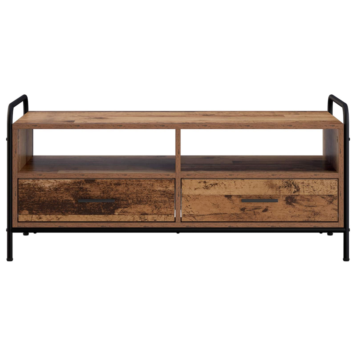 Dohányzóasztal Antik Fa 99,5 x 49 x 46 cm Szerelt Fa