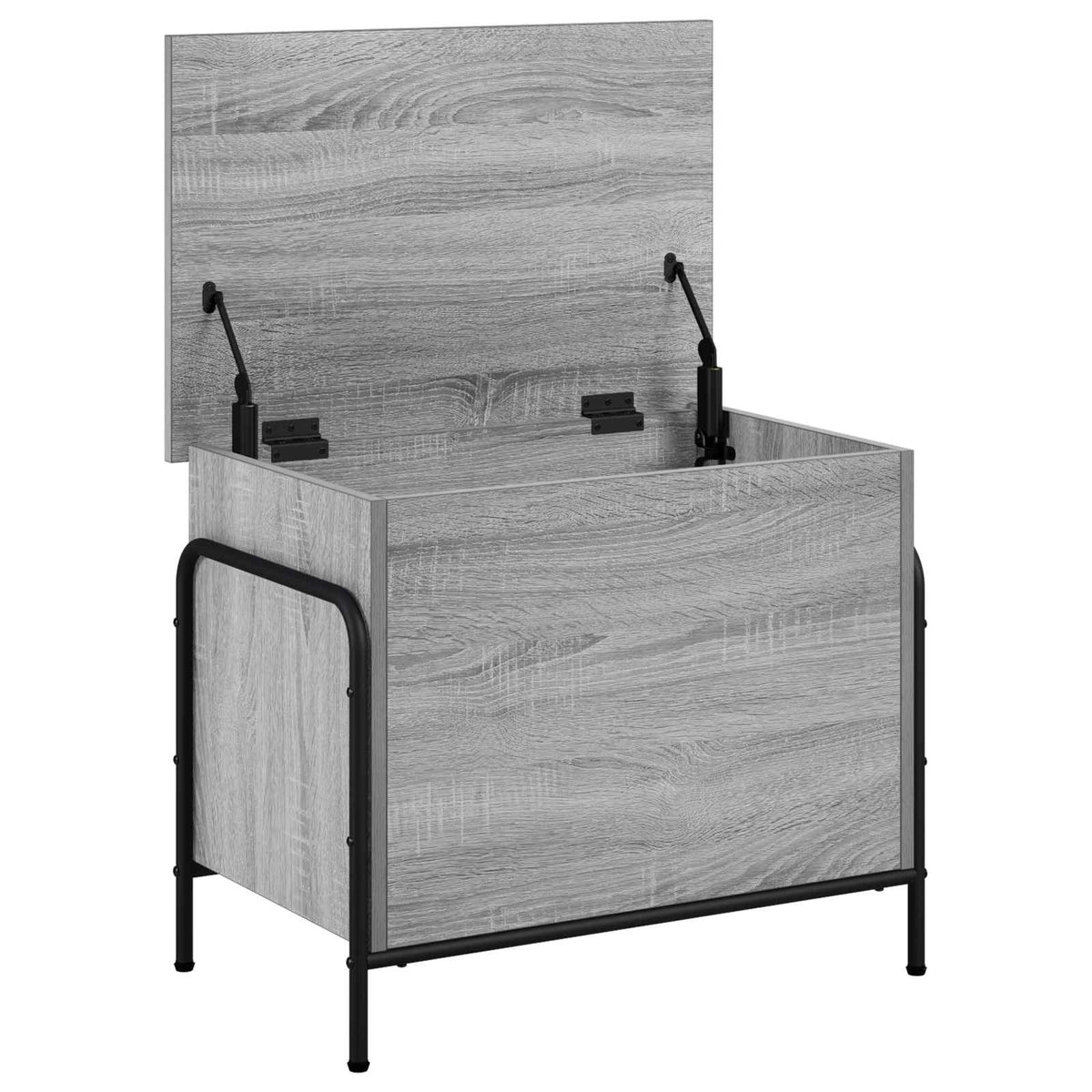 Tároló Doboz Szürke Sonoma 80 x 40 x 49,5 cm Szerelt Fa