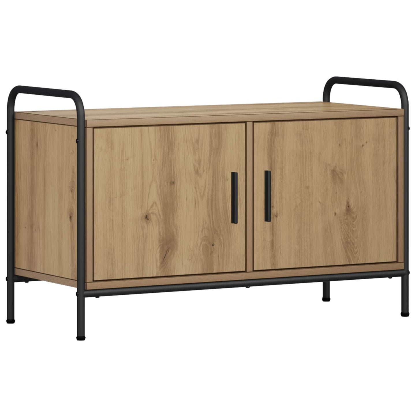 TV szekrény 79,5 x 33 x 50 cm Kézműves Tölgy Szerelt Fa