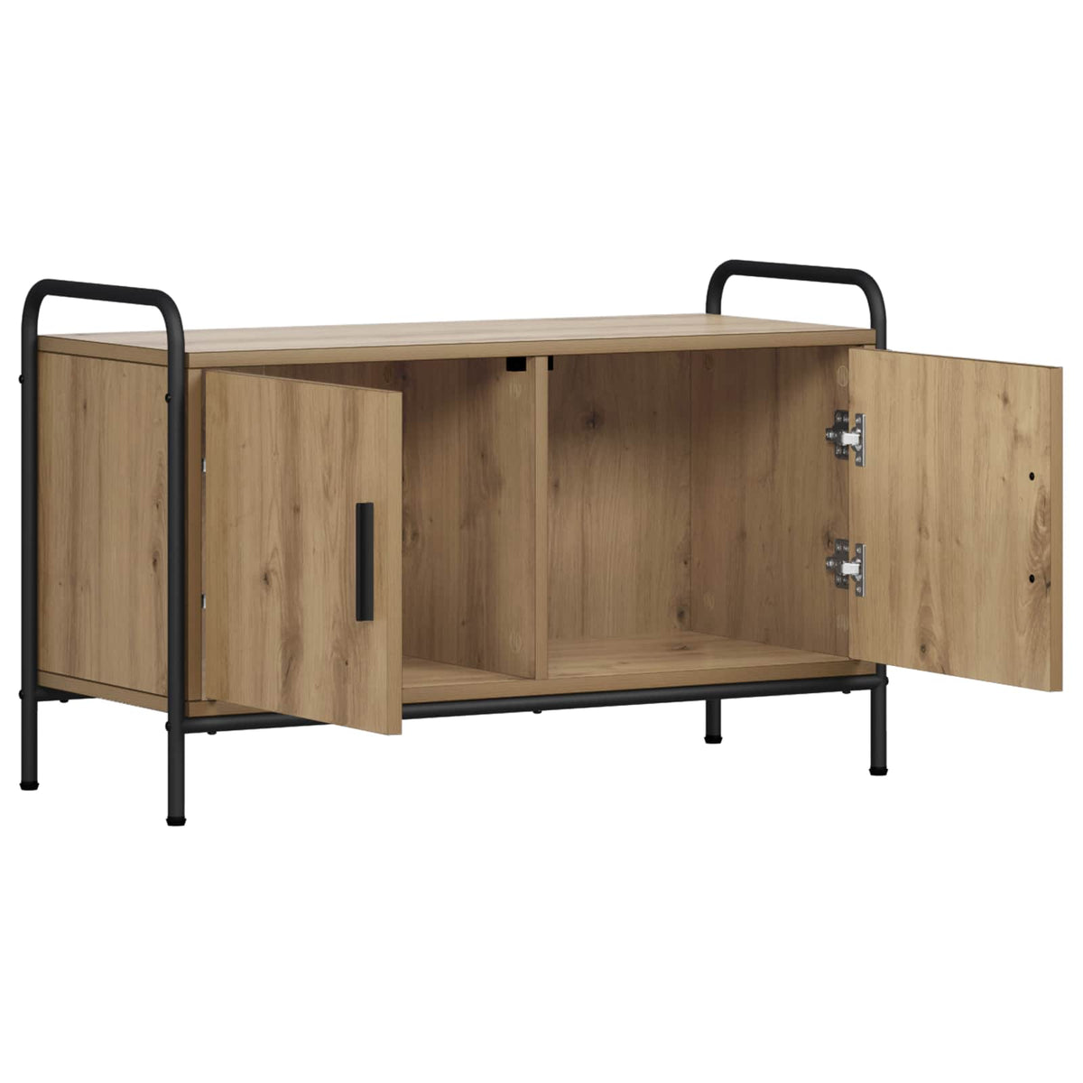 TV szekrény 79,5 x 33 x 50 cm Kézműves Tölgy Szerelt Fa