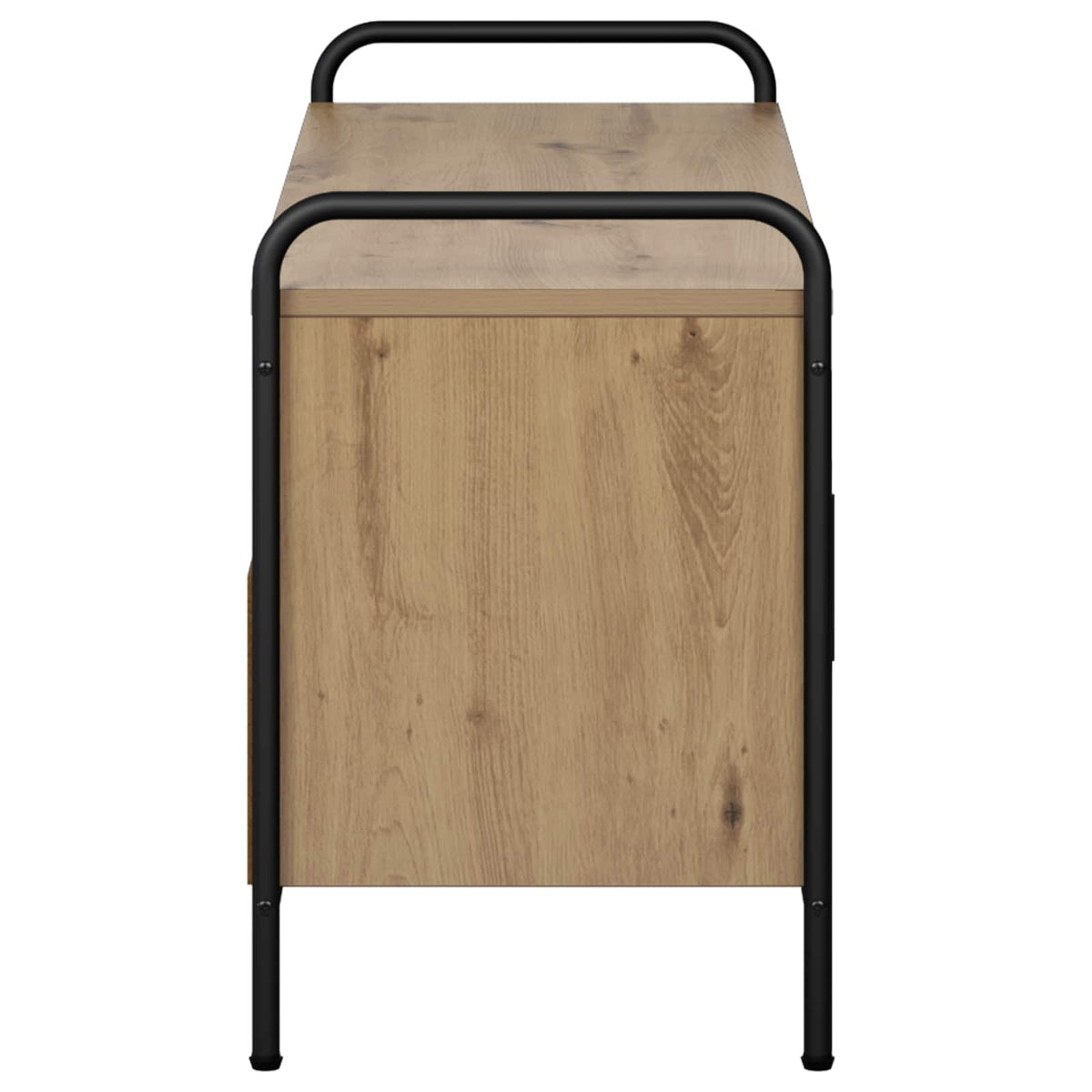 TV szekrény 79,5 x 33 x 50 cm Kézműves Tölgy Szerelt Fa
