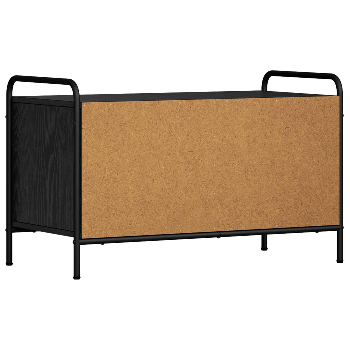 TV szekrény 140 x 39,5 x 50 cm Fekete Tölgy Szerelt Fa