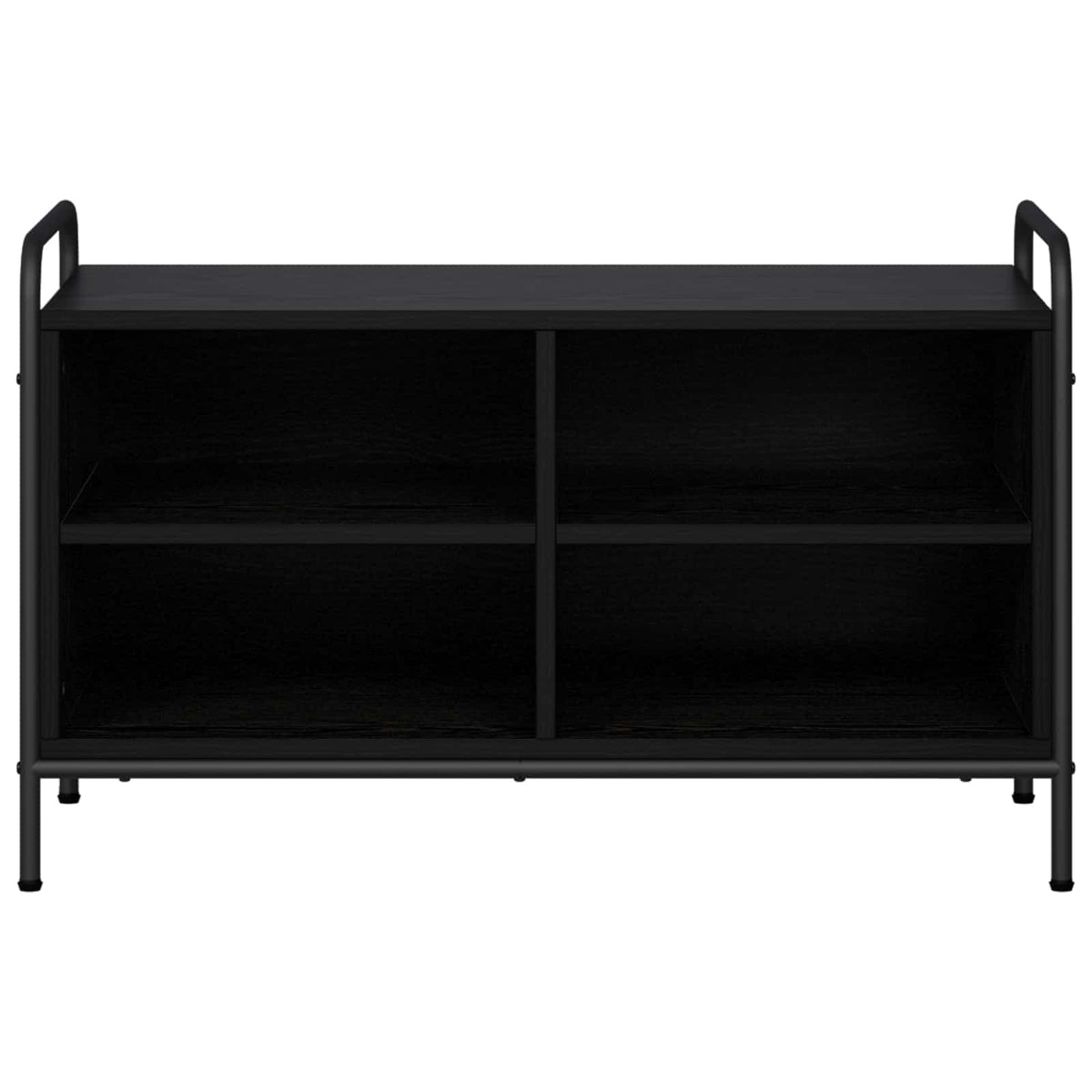 TV szekrény 140 x 39,5 x 50 cm Fekete Tölgy Szerelt Fa