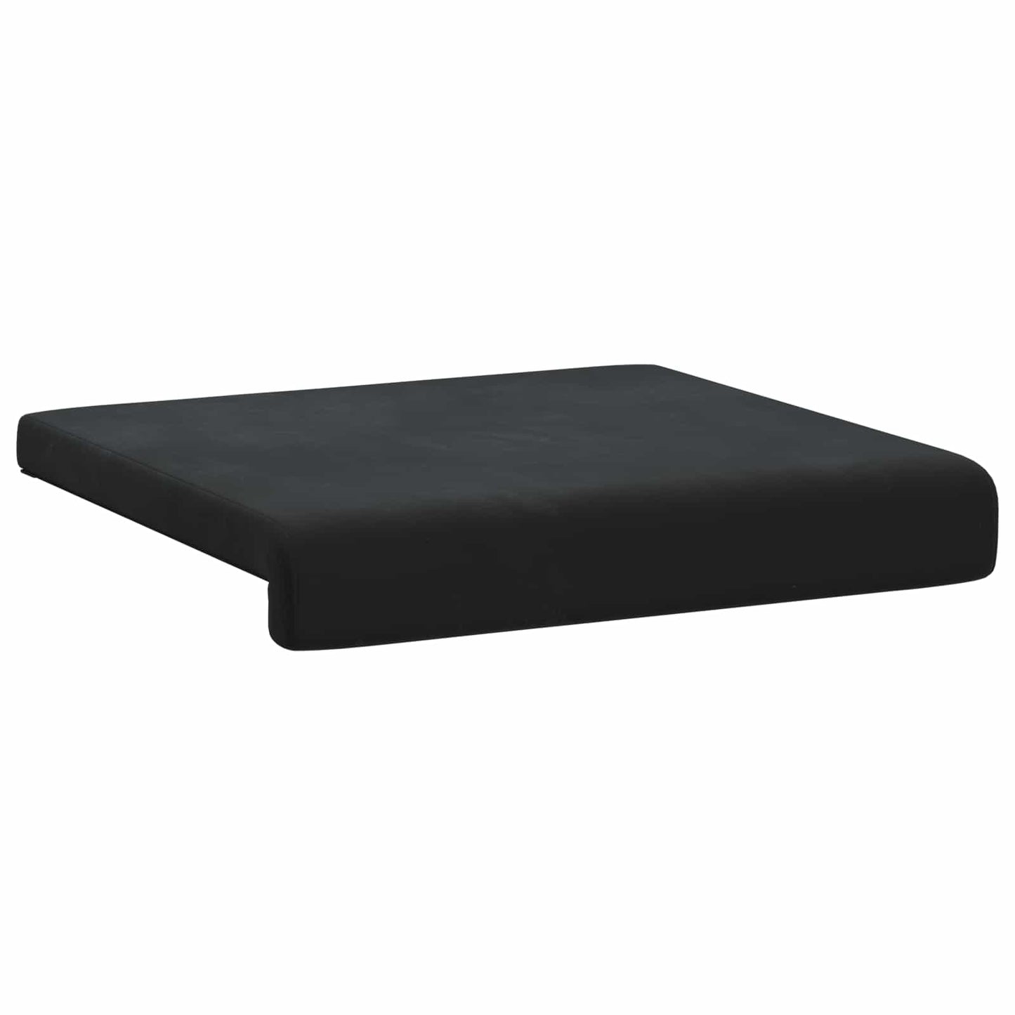 Padpárna 2 db Bársony Fekete Méret: 35 cm mély