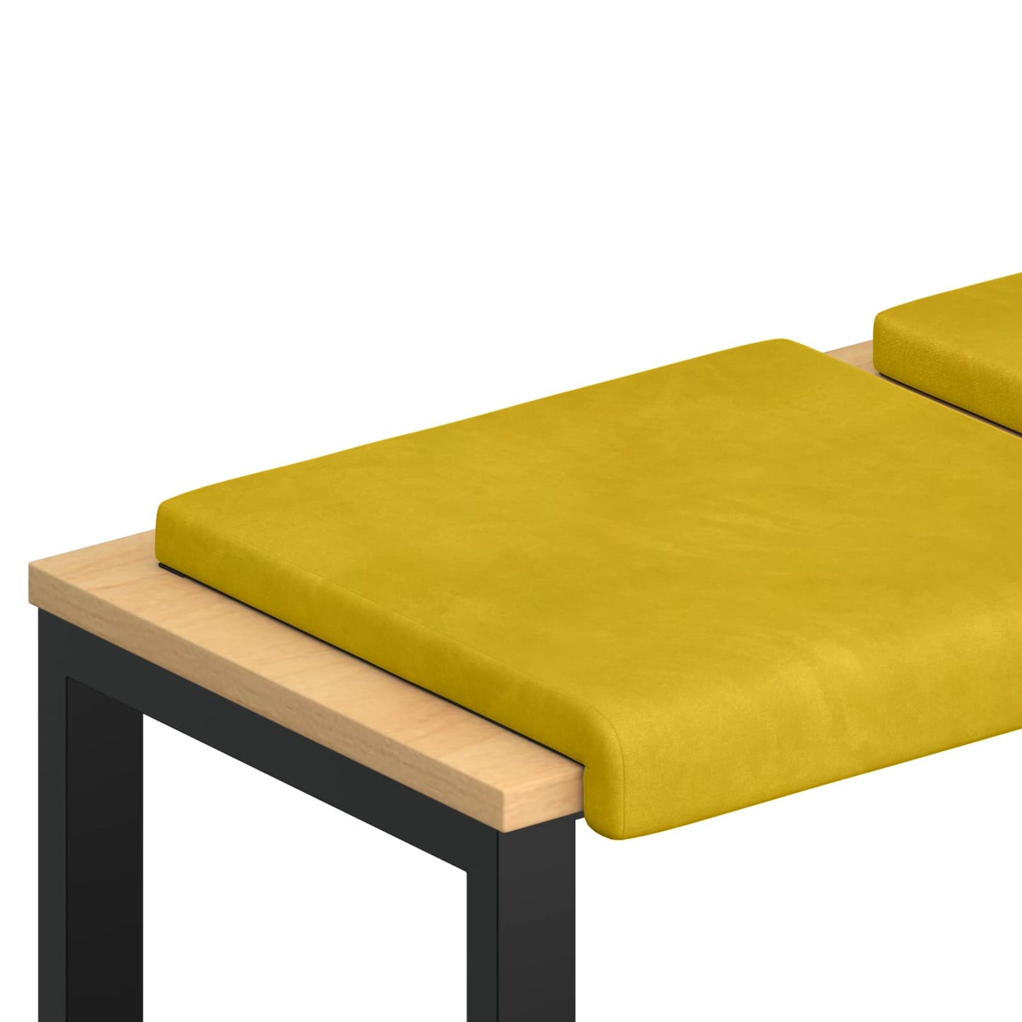 Padpárna 2 db Bársony Sárga Méret: 35 cm mély