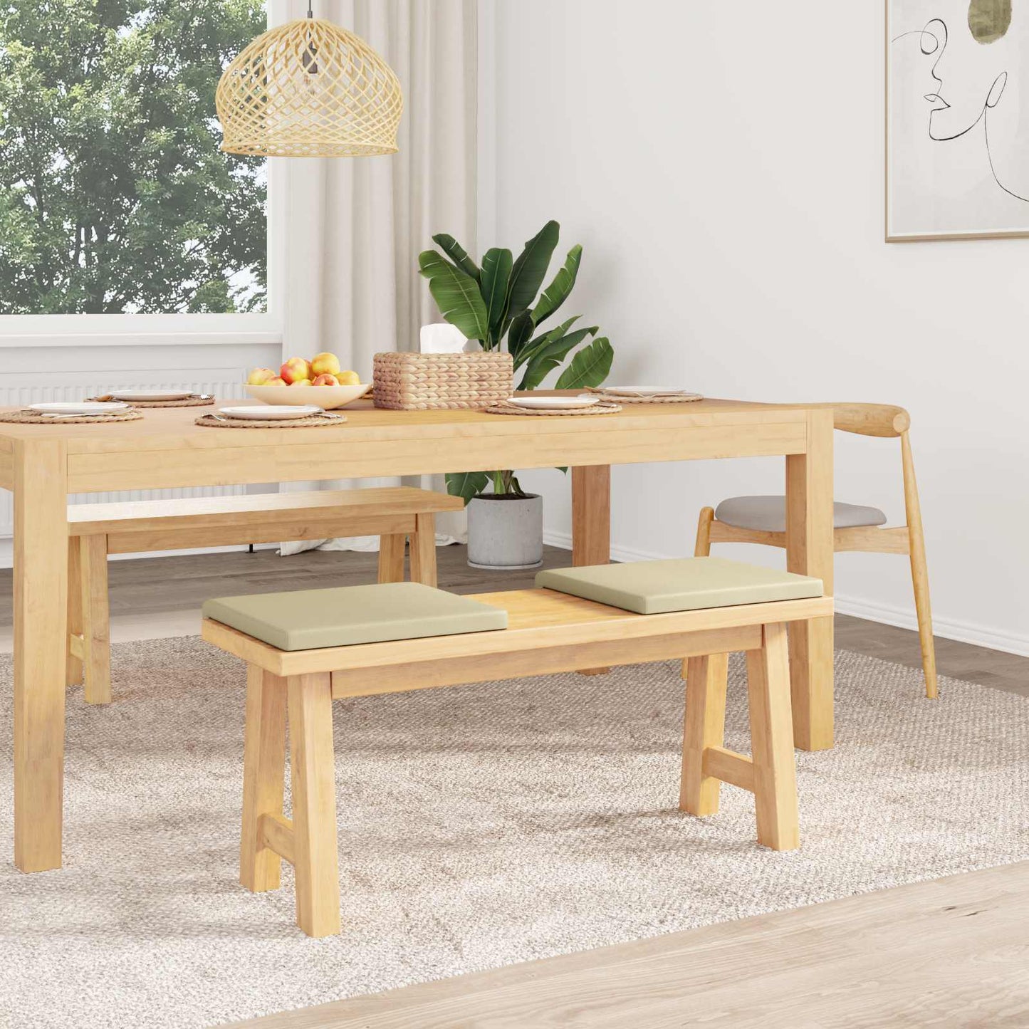 Padpárna 2 db Műbőr Krémszínű Méret: 35 cm mély