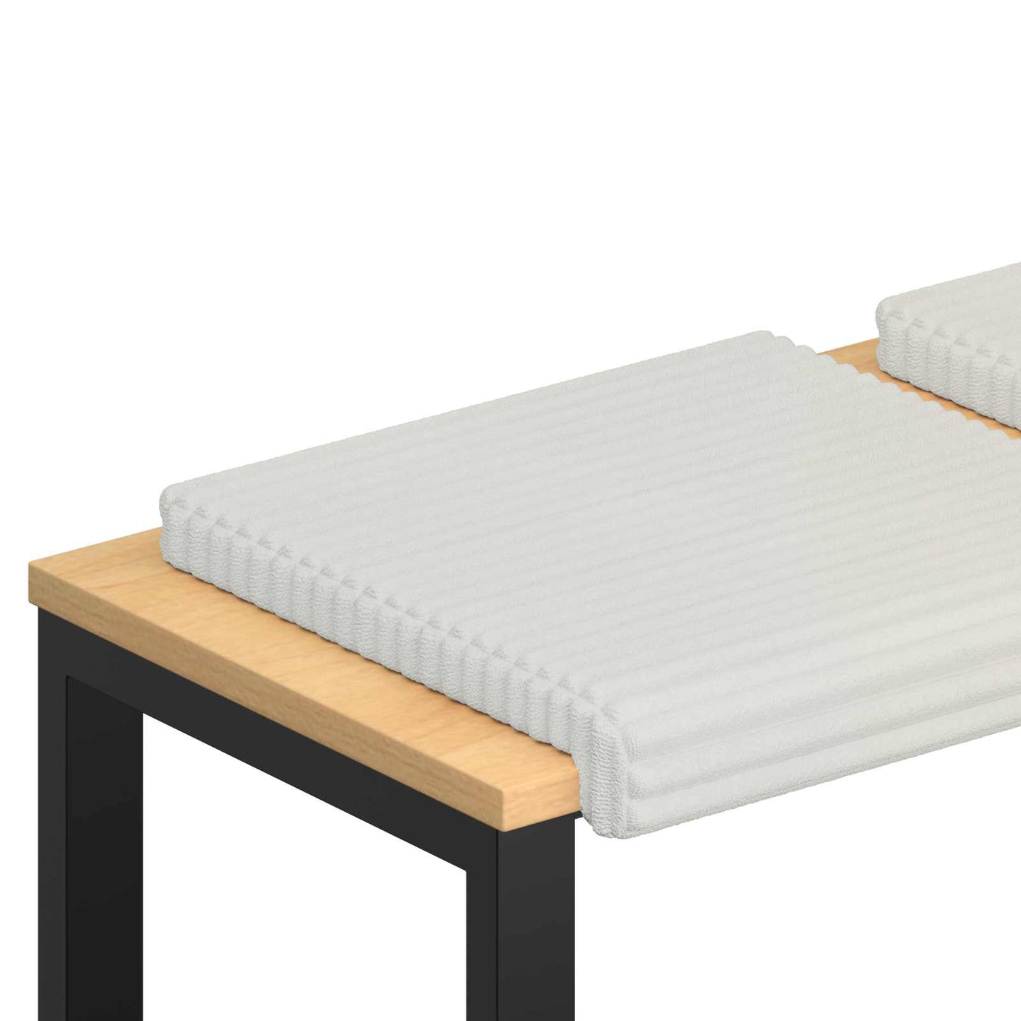 Padpárna 2 db Plüss kordbársony Krémszínű Méret: 35 cm mély